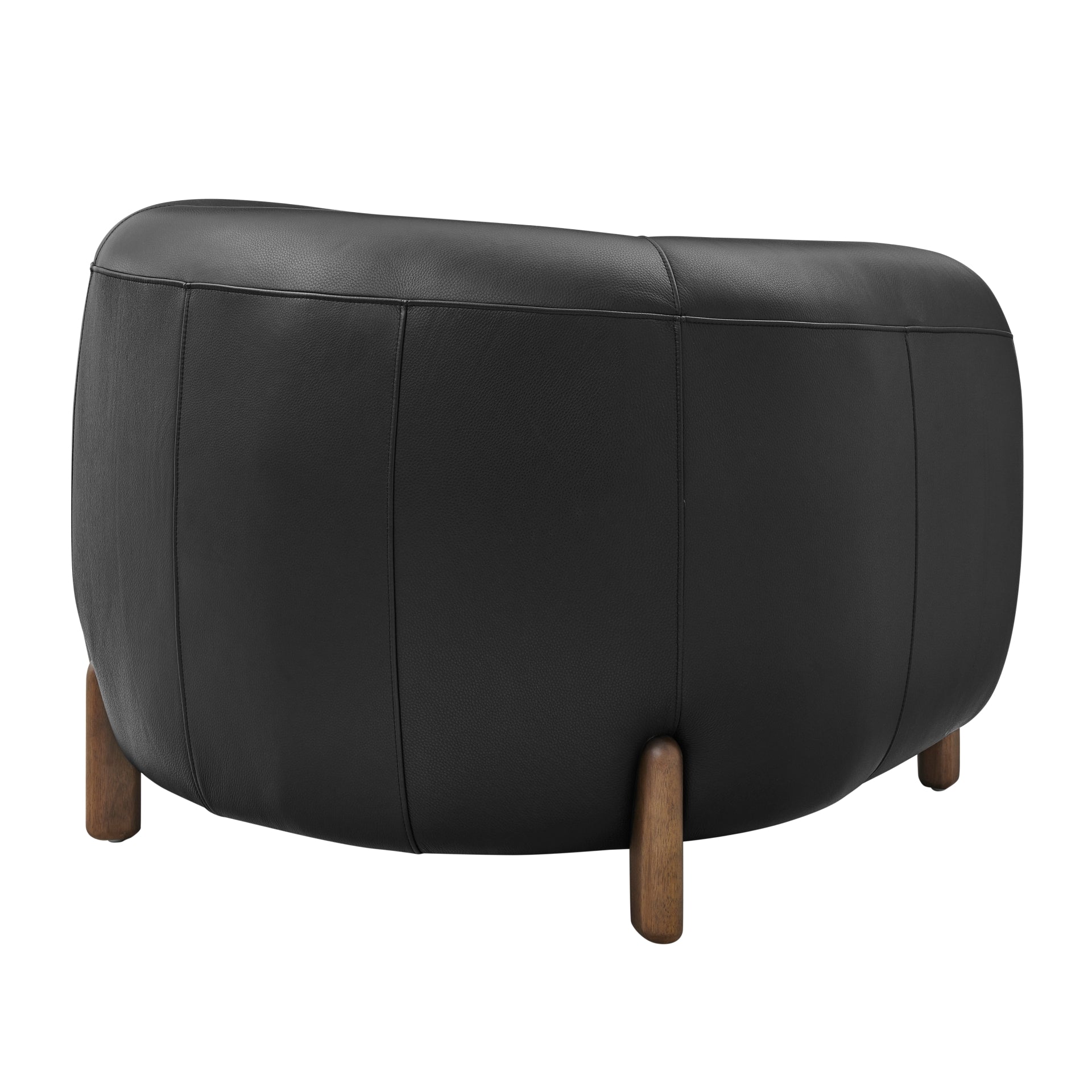 Cordelia Top Grain Leather Accent Arm Chair