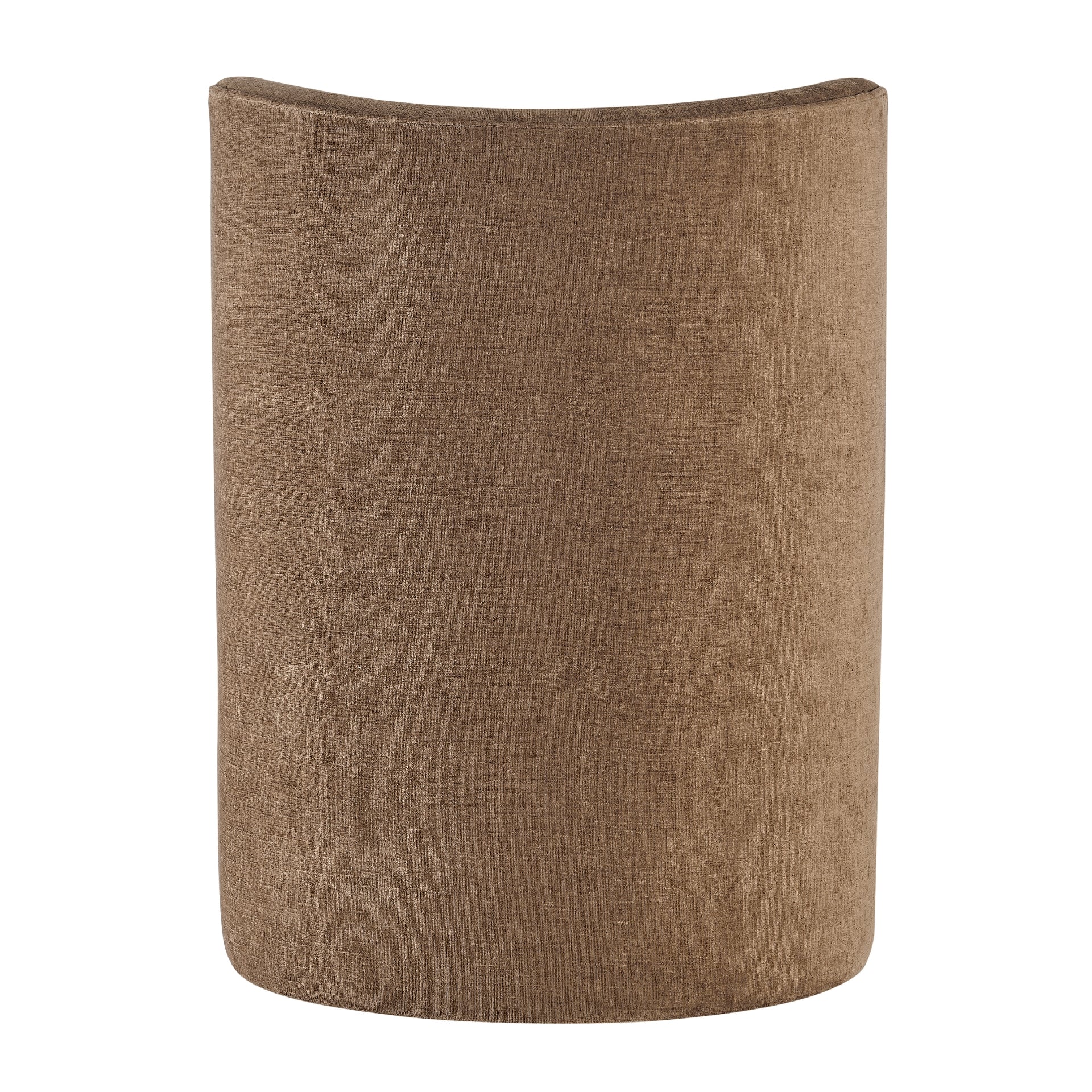 Morraine Chenille Dining Side Chair with Casters