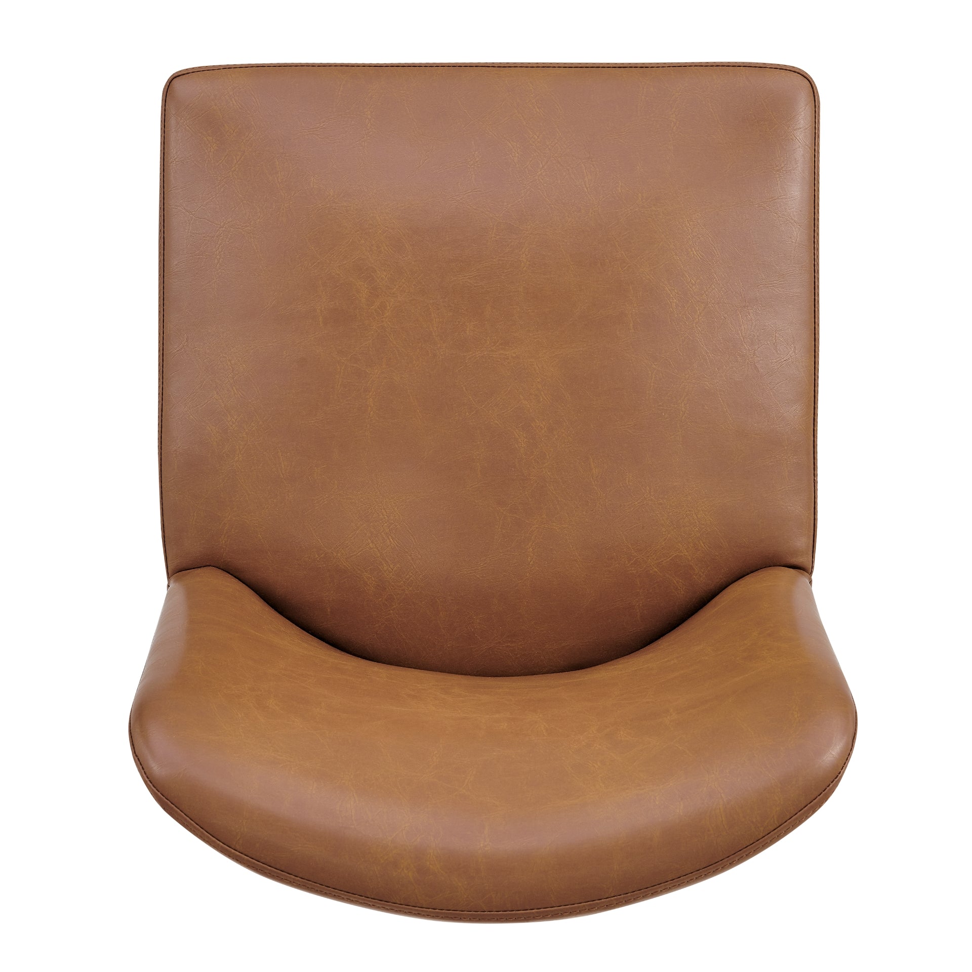 Cayden Faux Leather Borneo Chocolate Dining Side Chair - Set of 2
