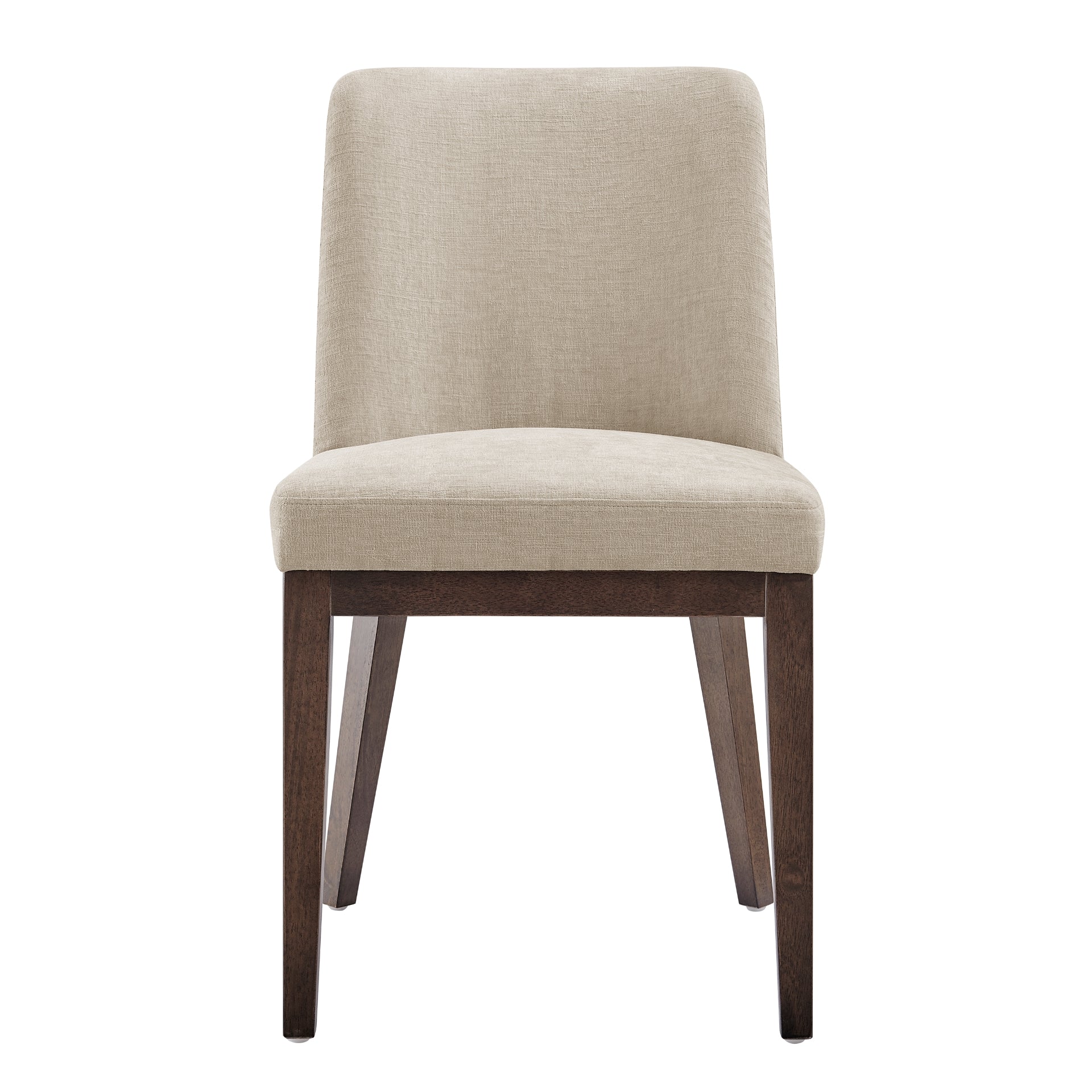 Cayden Chenille Millburry Beige Dining Side Chair - Set of 2