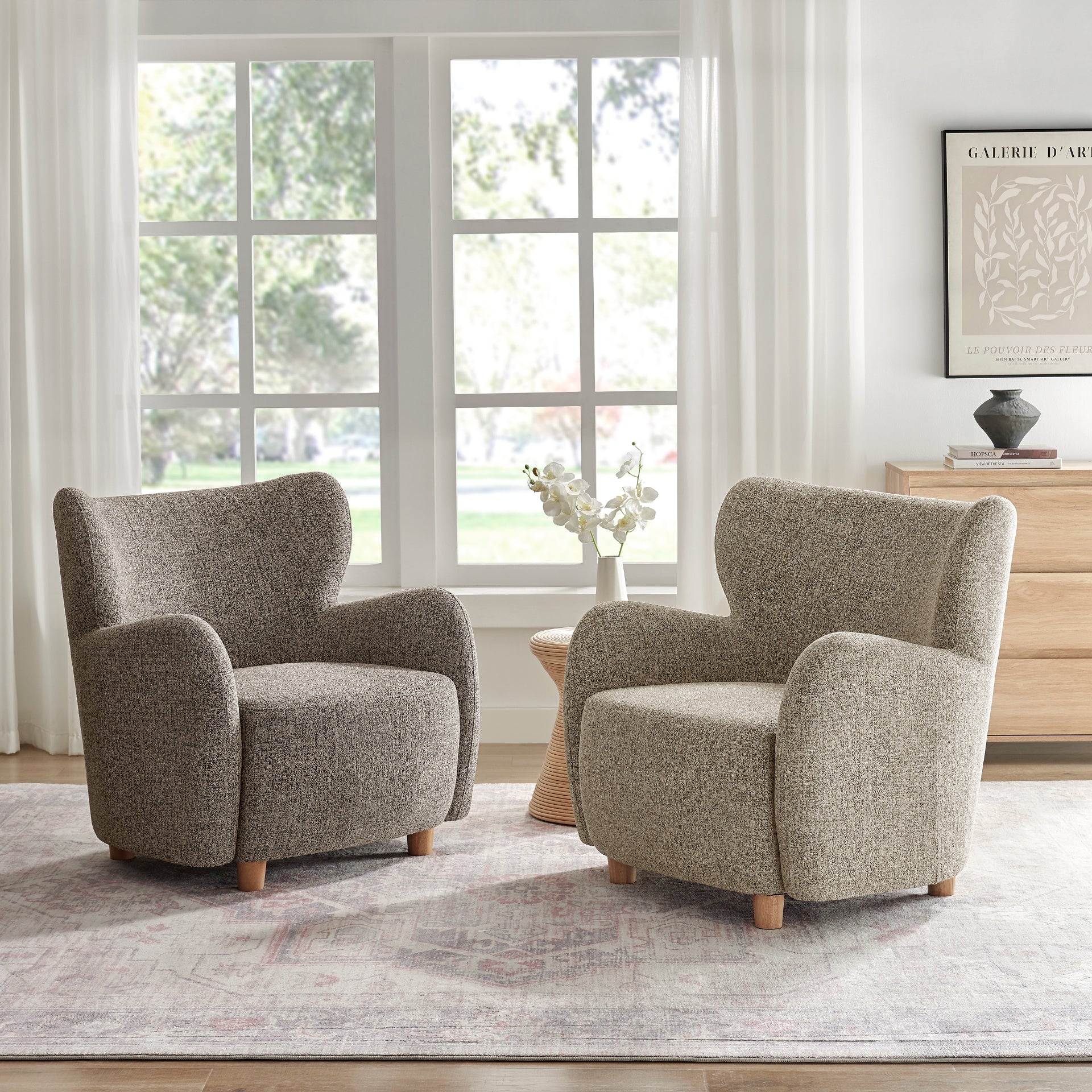 Tiffany Chenille Accent Arm Chair