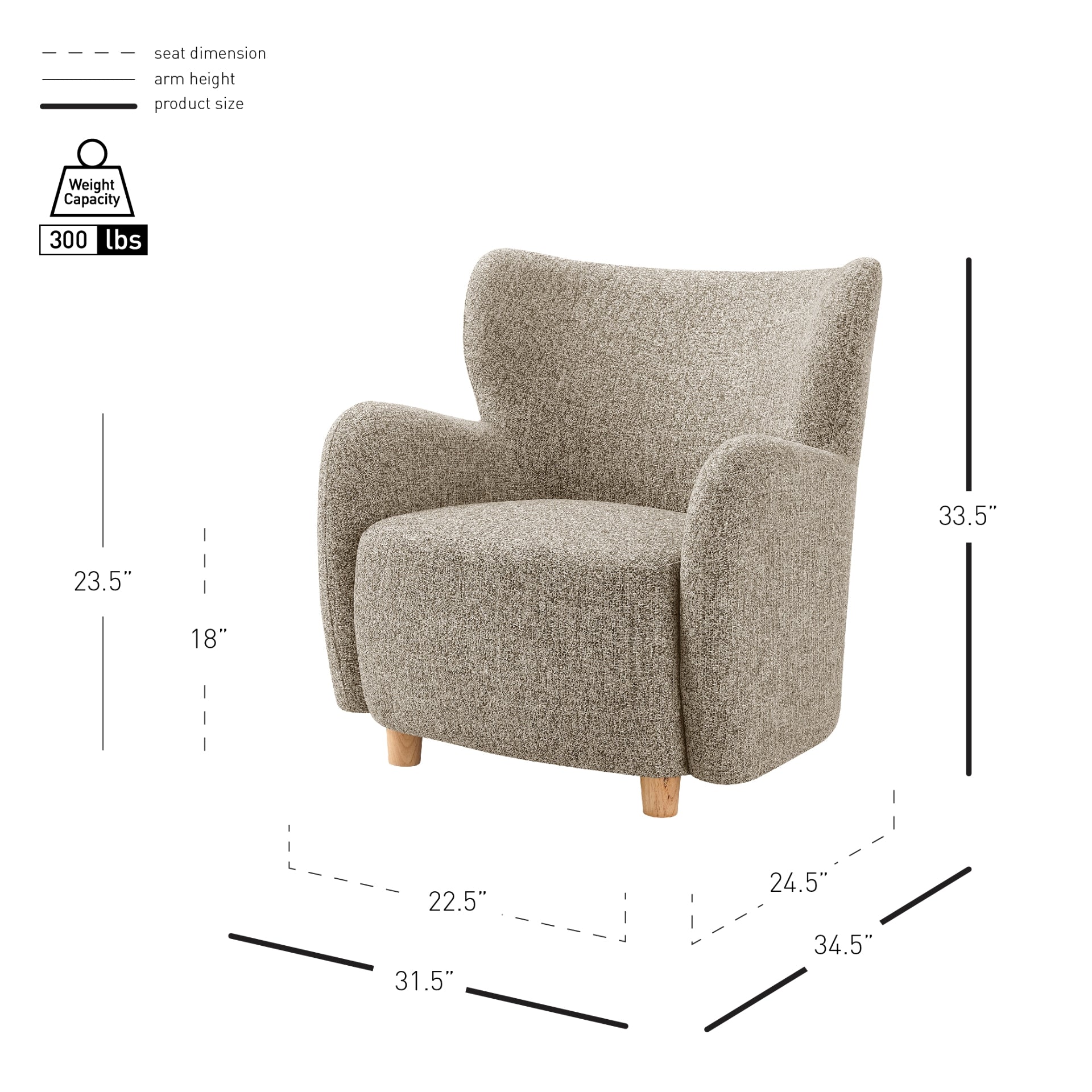 Tiffany Chenille Accent Arm Chair