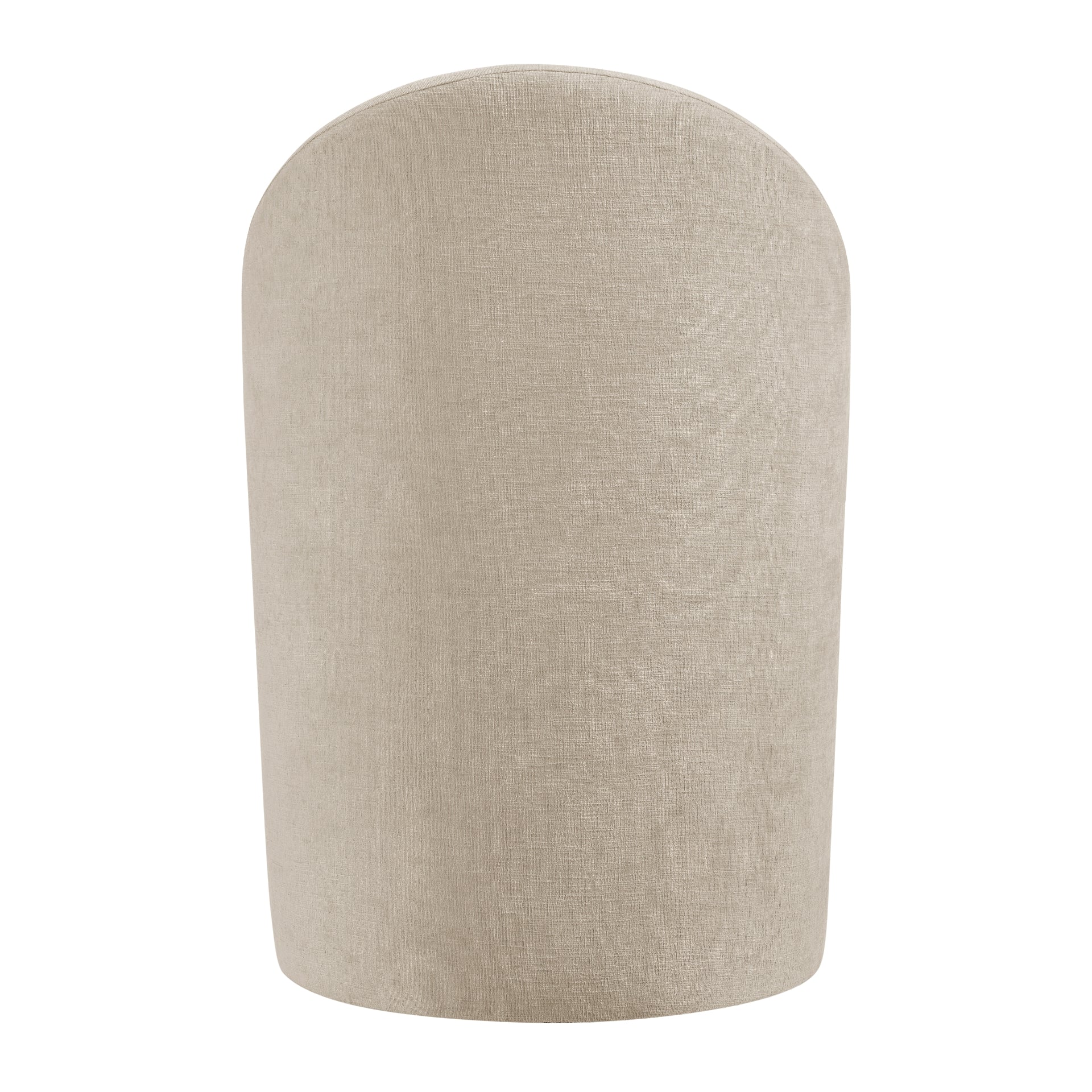 Cabrina Chenille Dining Side Chair with Casters