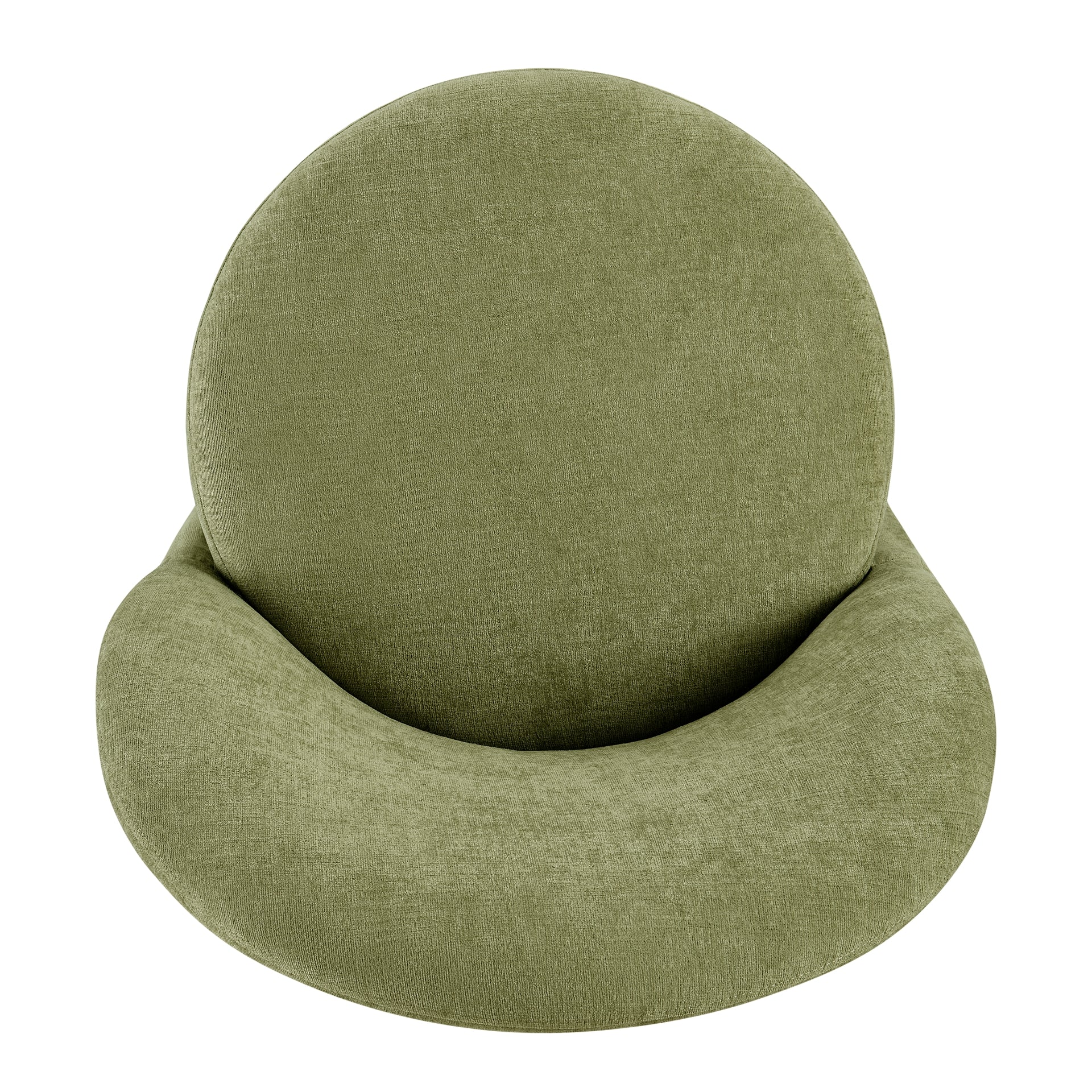 Cabrina Chenille Dining Side Chair with Casters