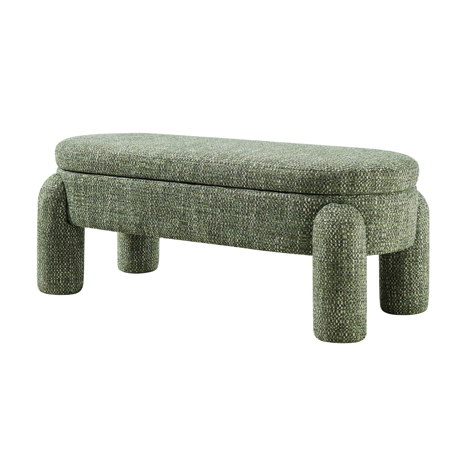 Bowden Chenille Storage Bench