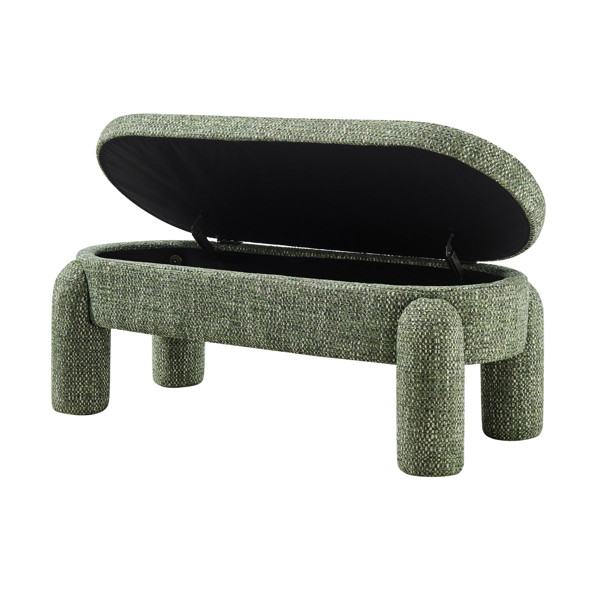 Bowden Chenille Storage Bench