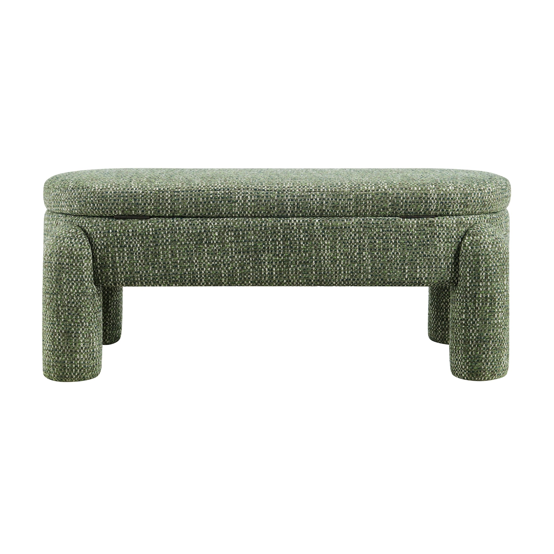 Bowden Chenille Storage Bench