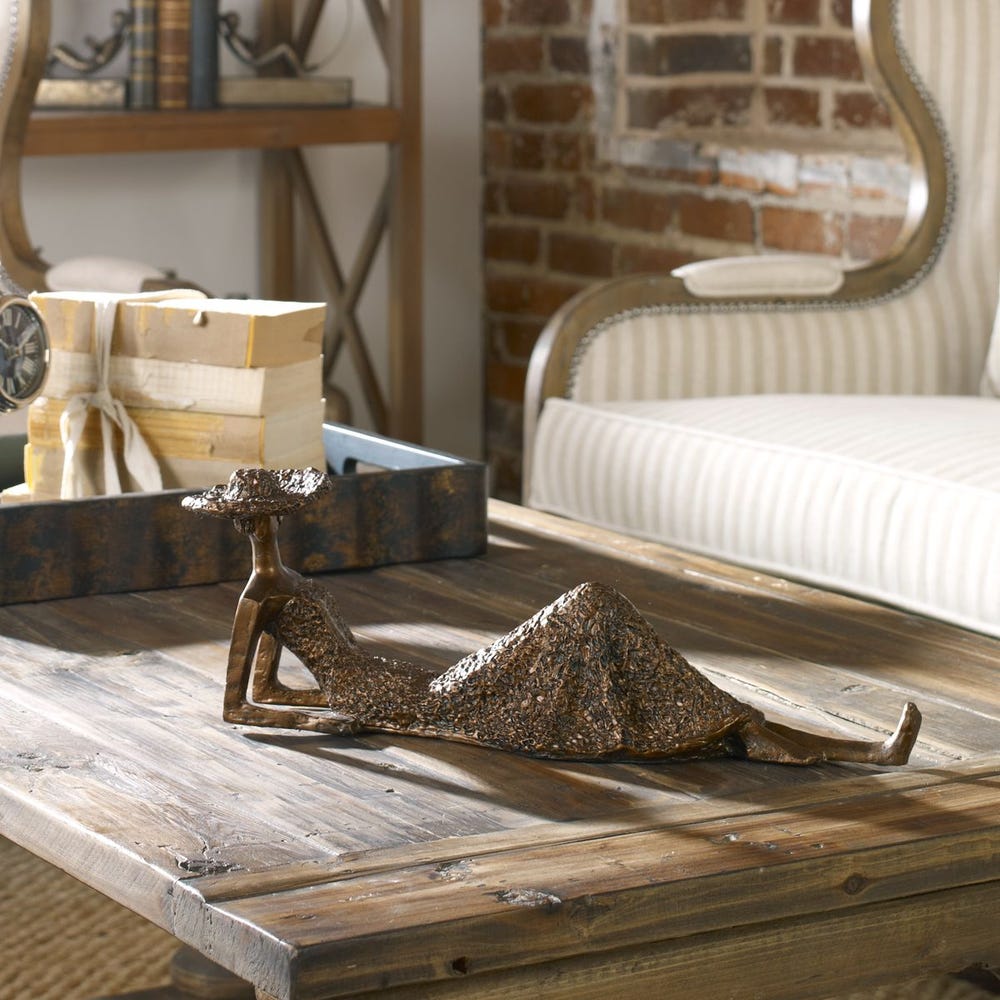 Uttermost Summer Days Antique Bronze Sculpture