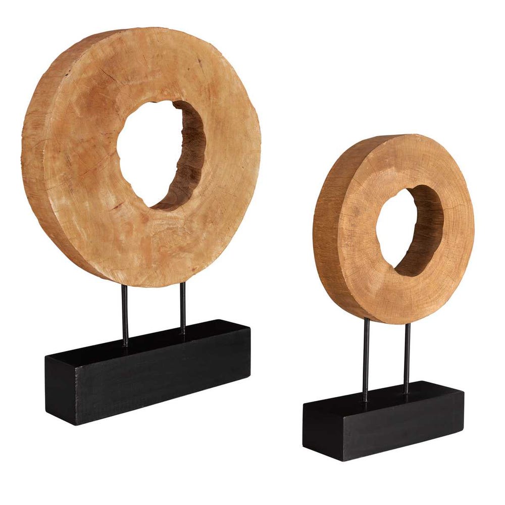 Uttermost Ashlea Wooden Sculptures - Set of 2