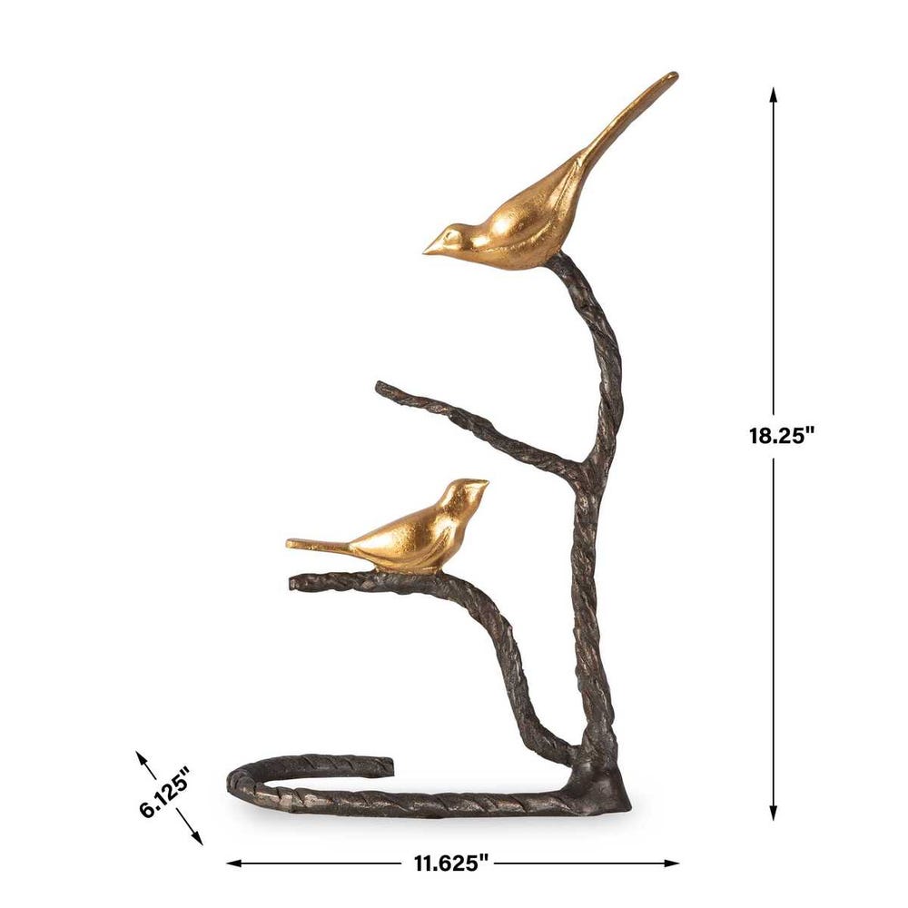 Birds On A Limb Sculpture by Uttermost