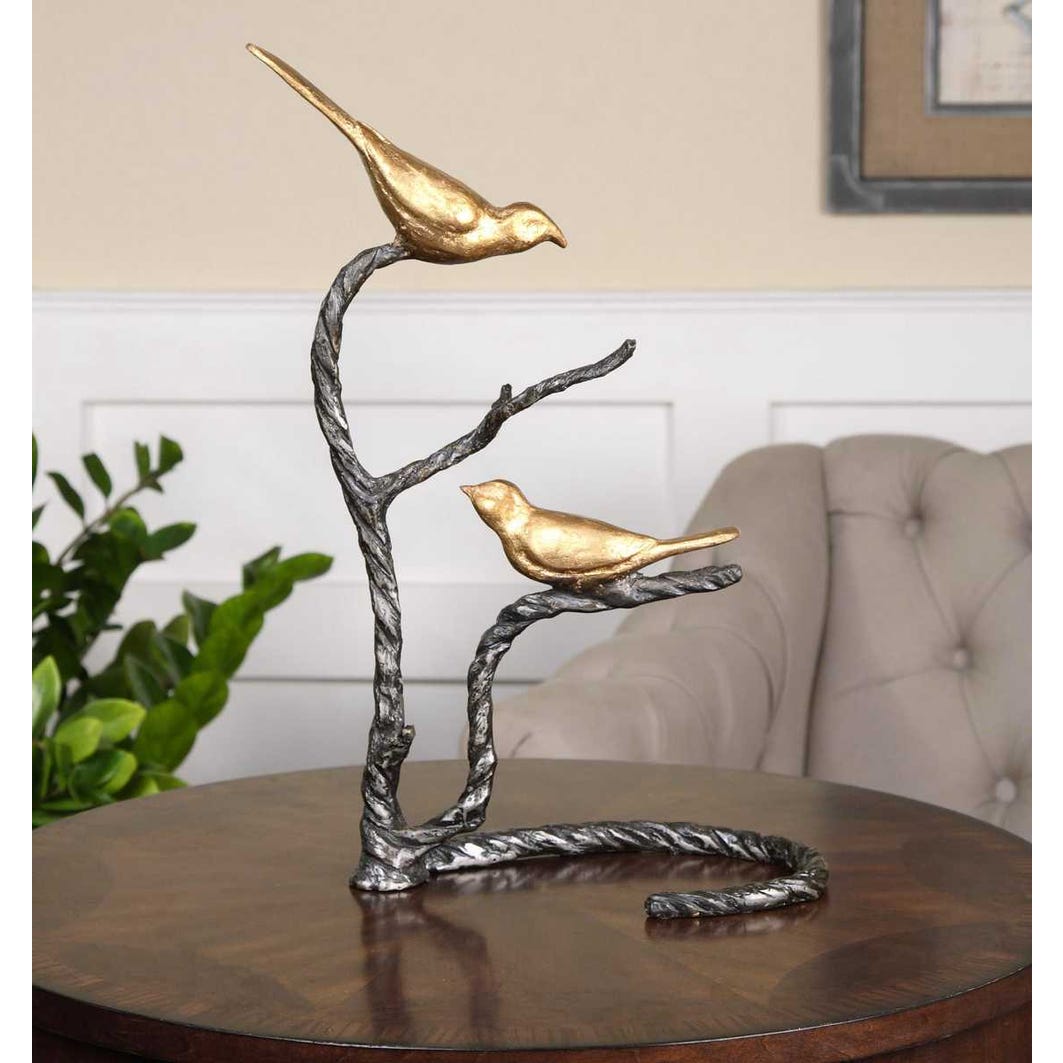 Birds On A Limb Sculpture by Uttermost
