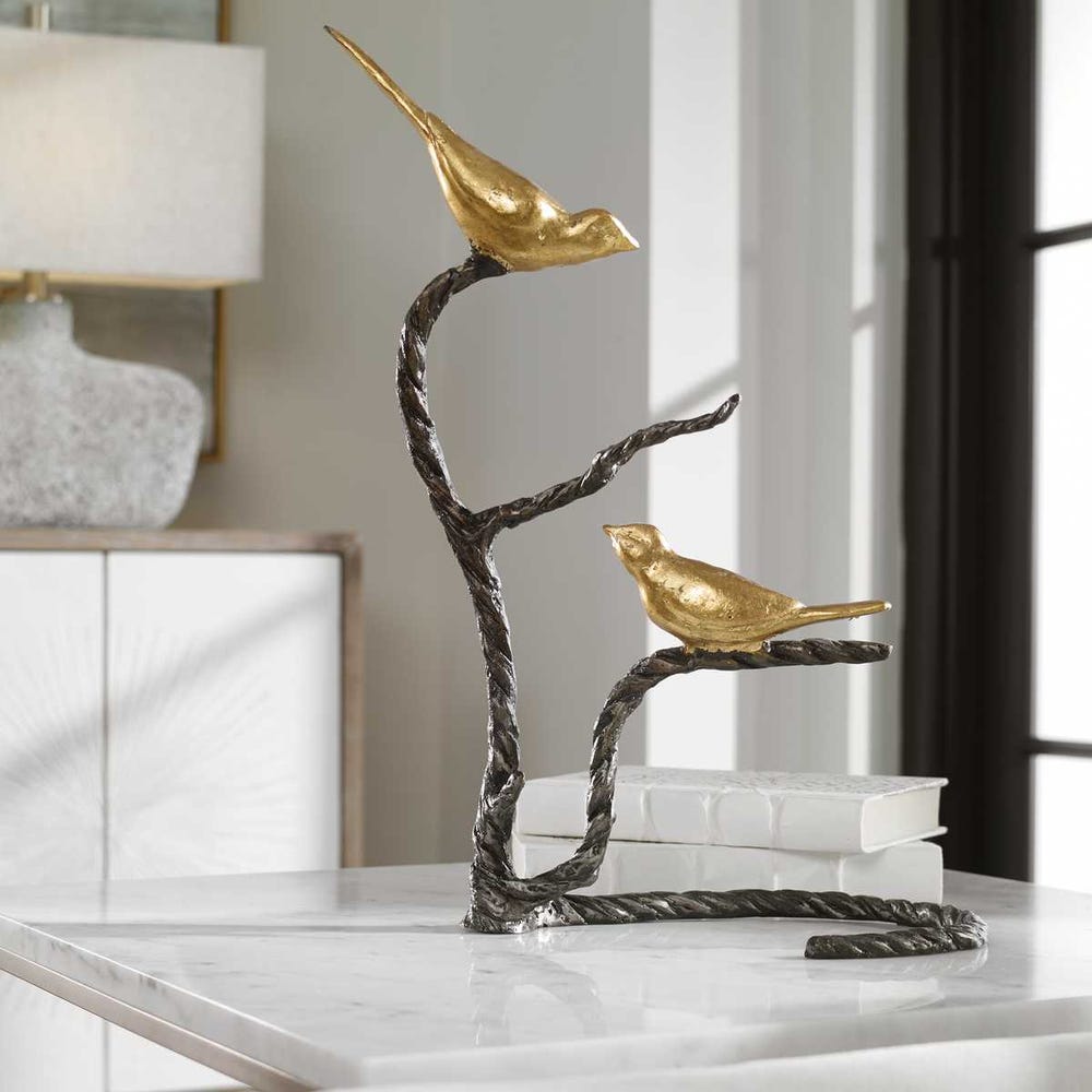 Birds On A Limb Sculpture by Uttermost