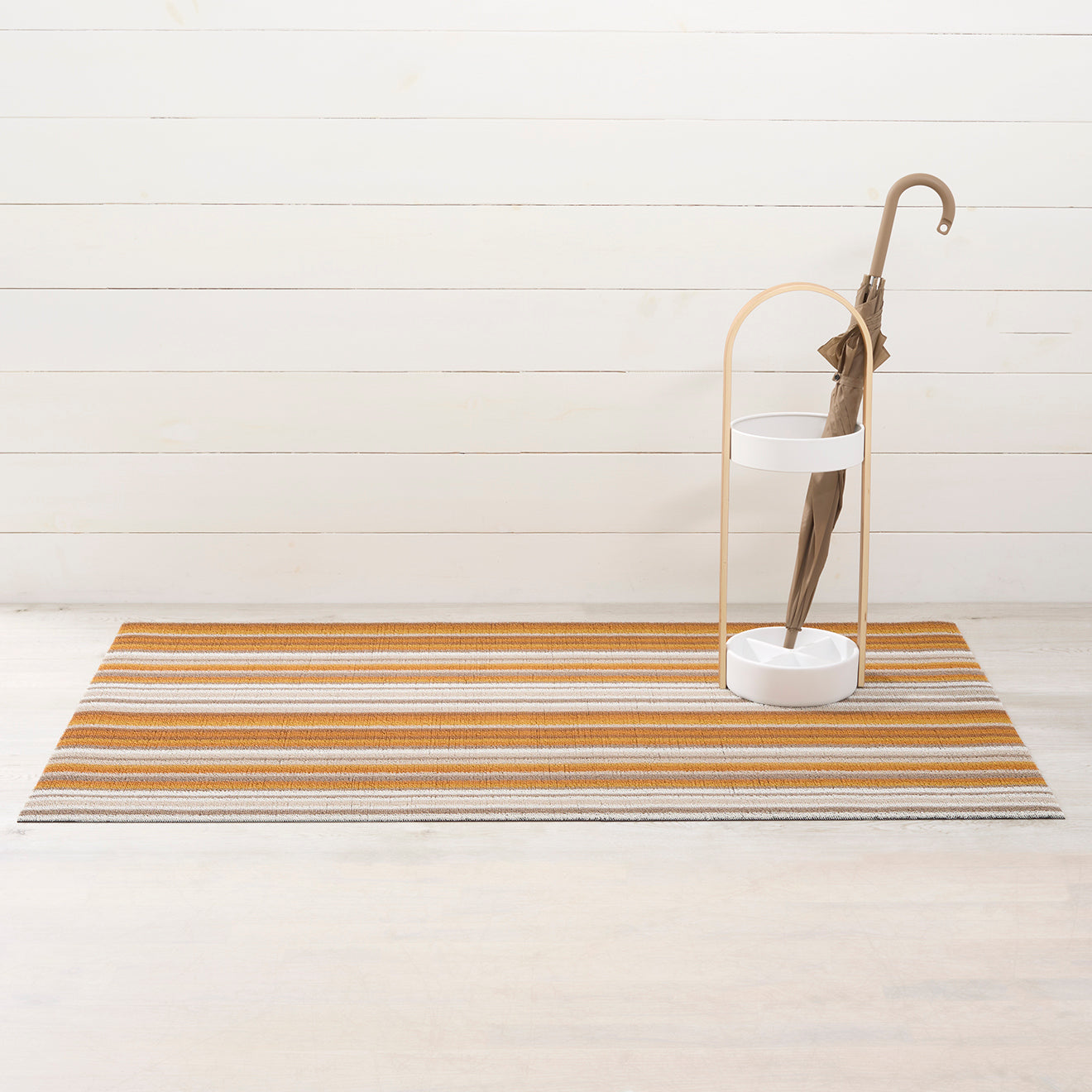 Horizon Stripe Shag Mat