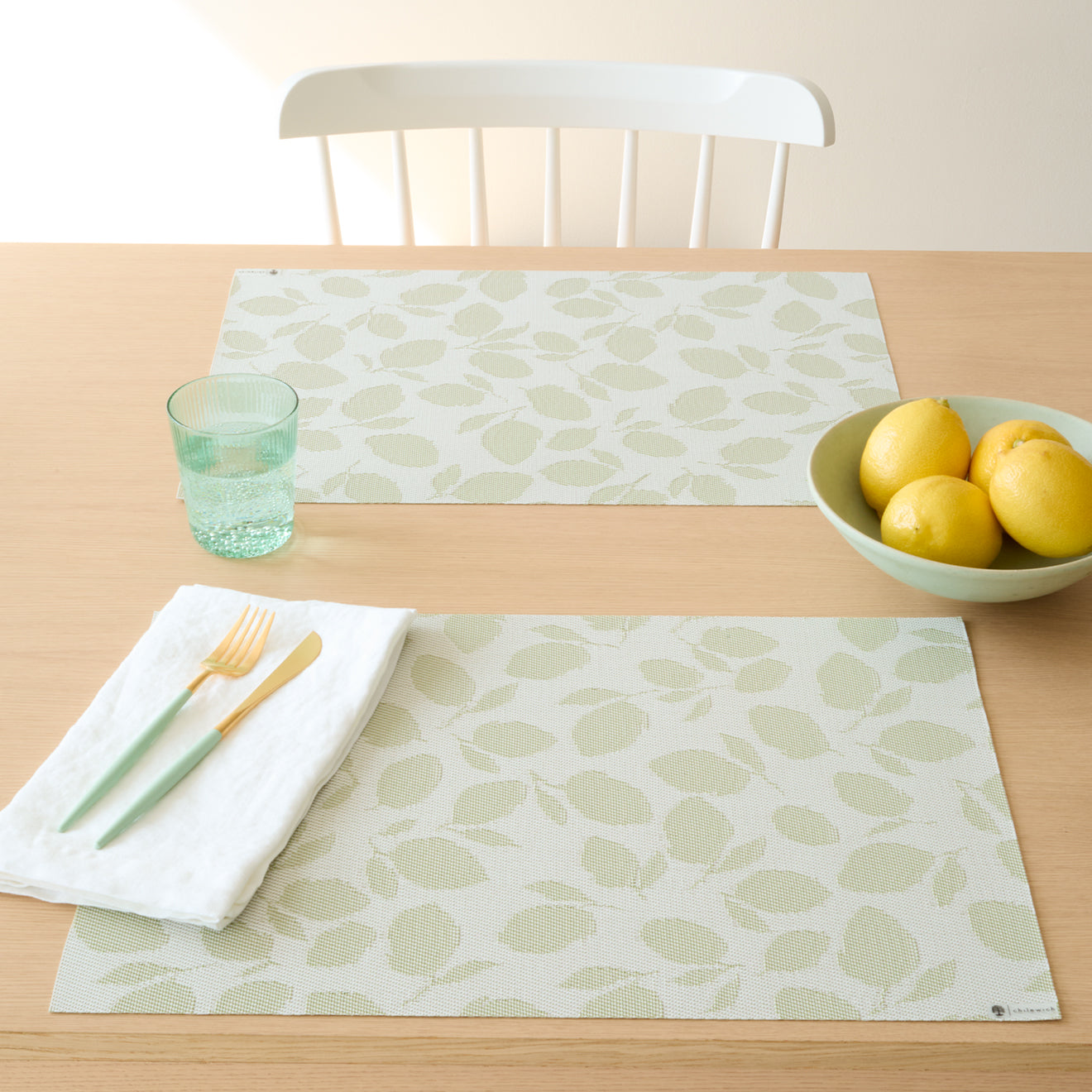 Lemon Leaves Rectangular Placemat