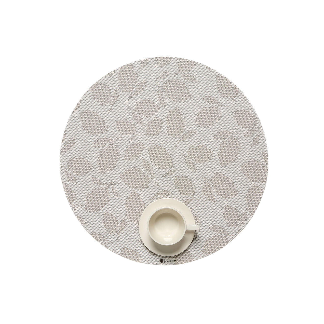 Lemon Leaves Round Placemat