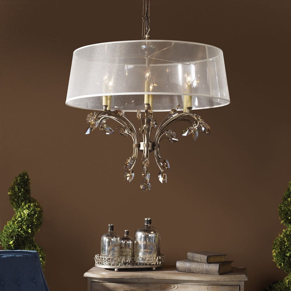 Uttermost Alenya 6 Light Shade Chandelier
