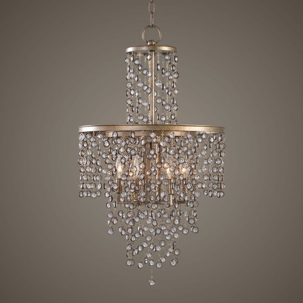 Uttermost Valka 6 Light Crystal Chandelier