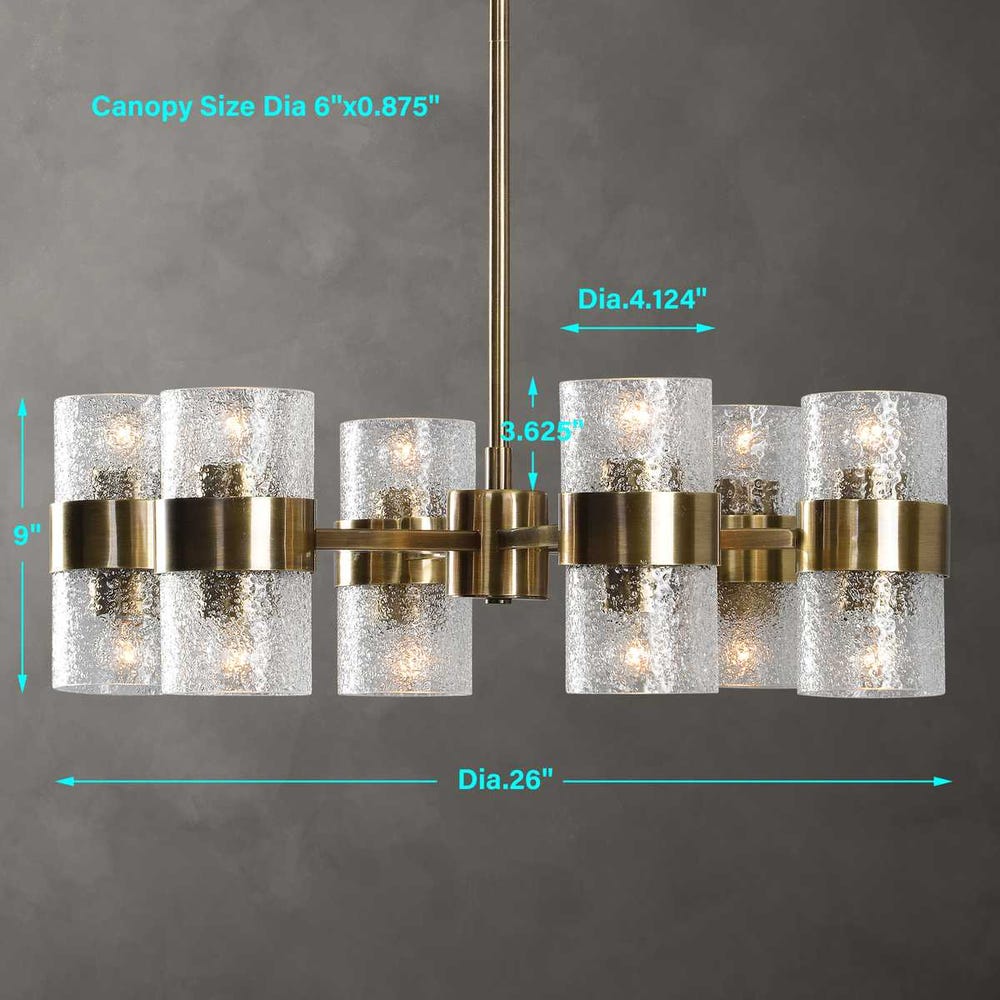 Uttermost Marinot 12Lt. Chandelier