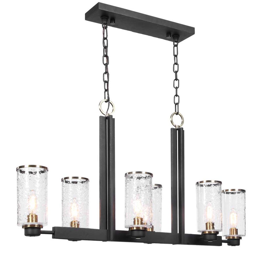 Uttermost Jarsdel 6 Light Industrial Island Light