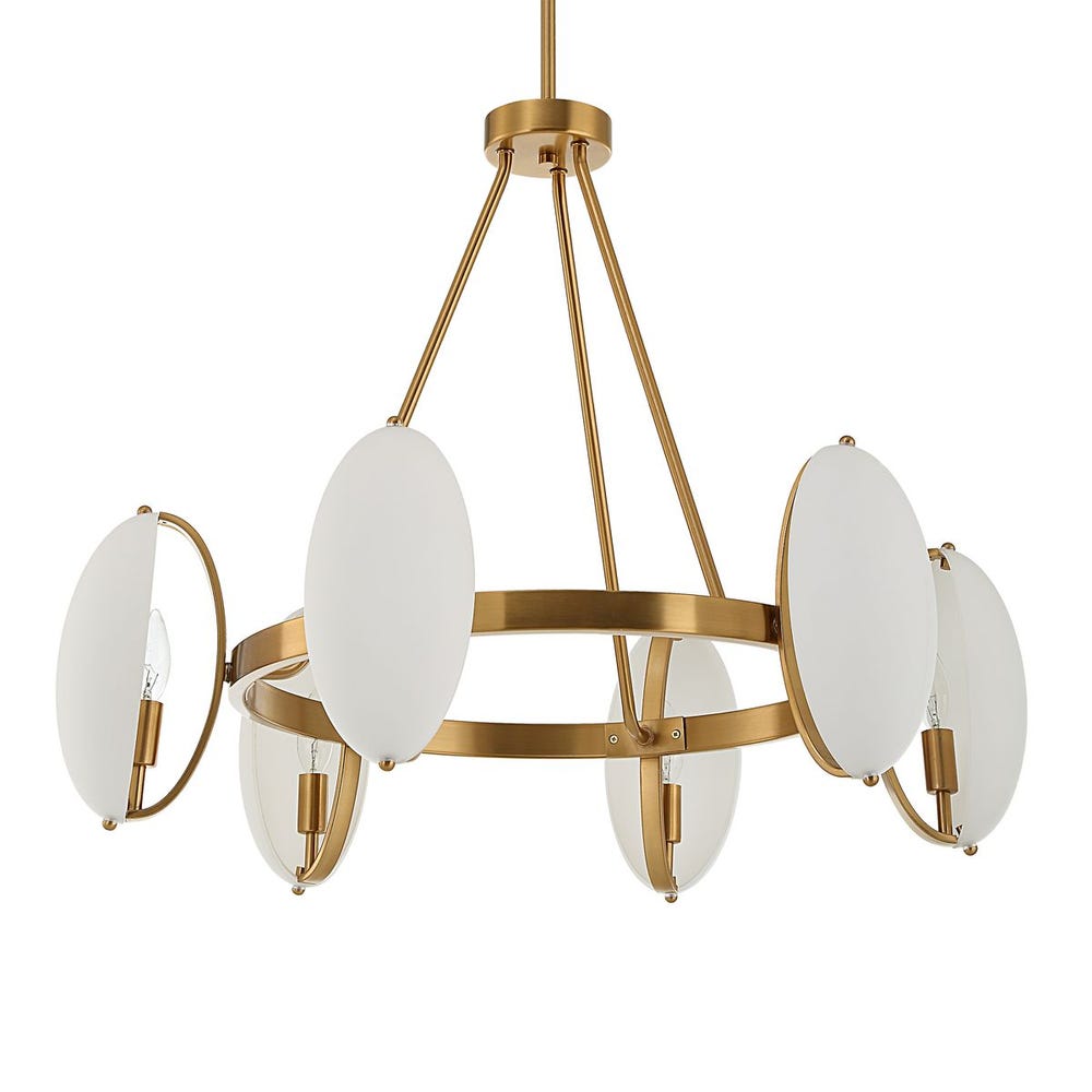 Uttermost Oviform 6 Light Round Chandelier