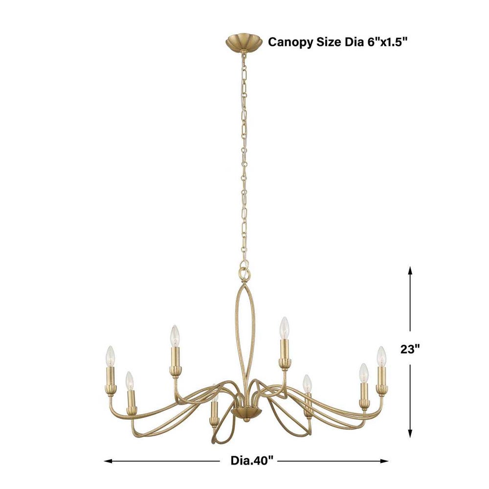 Uttermost Corella 8 Light Chandelier