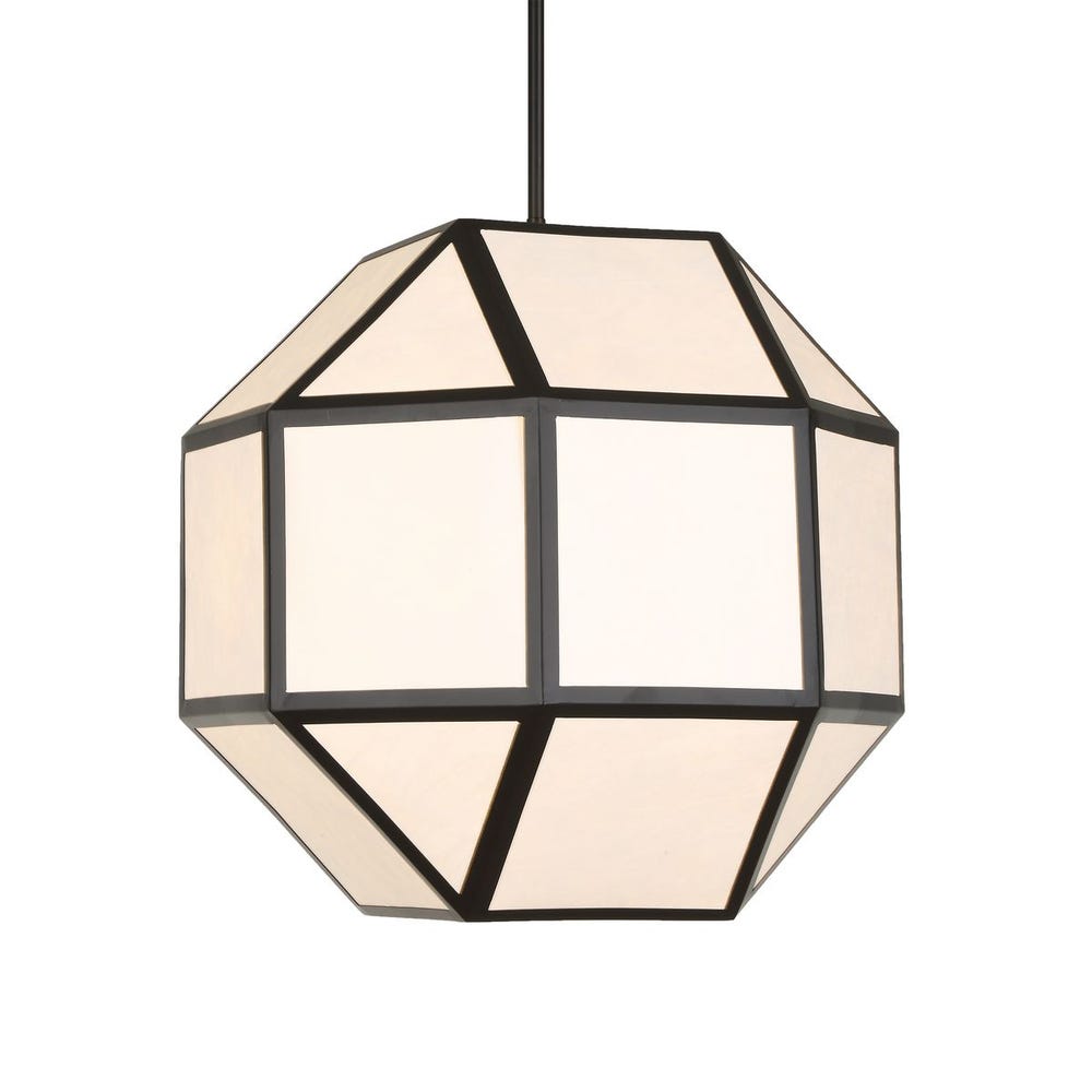 Uttermost Hoi An 4 Light Geometric Chandelier