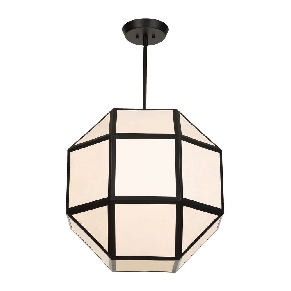 Uttermost Hoi An 4 Light Geometric Chandelier