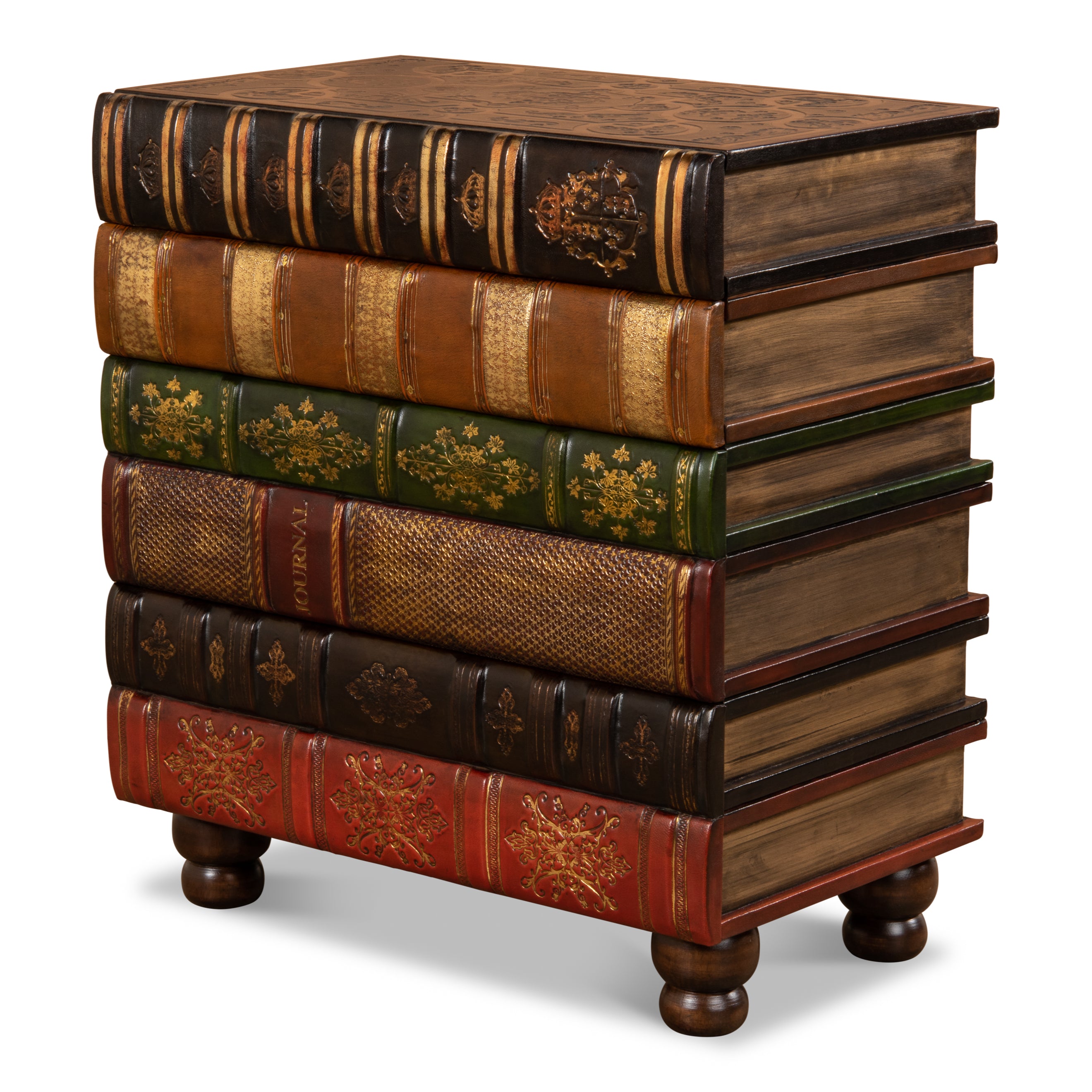 Florentine Books Chairside Chest