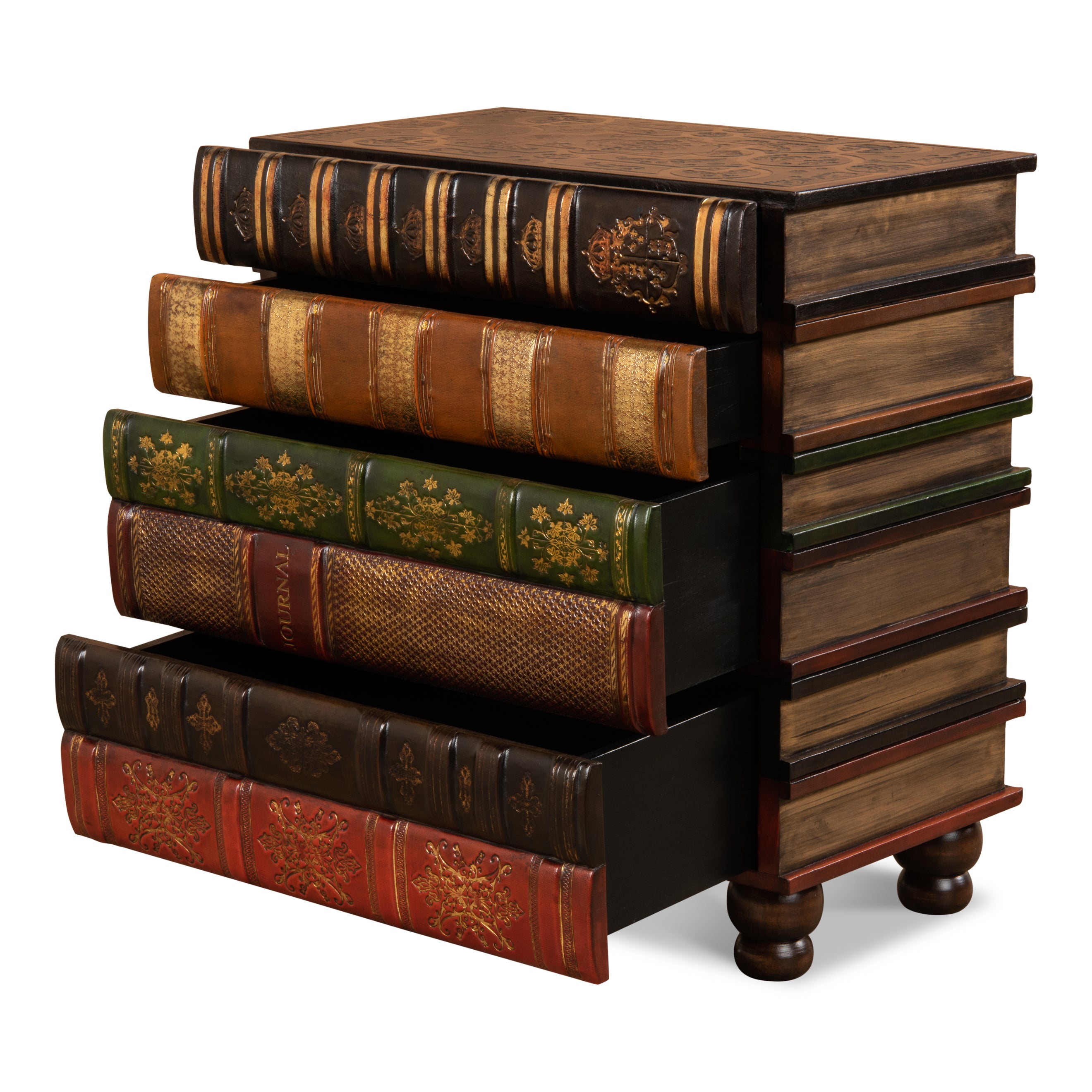 Florentine Books Chairside Chest