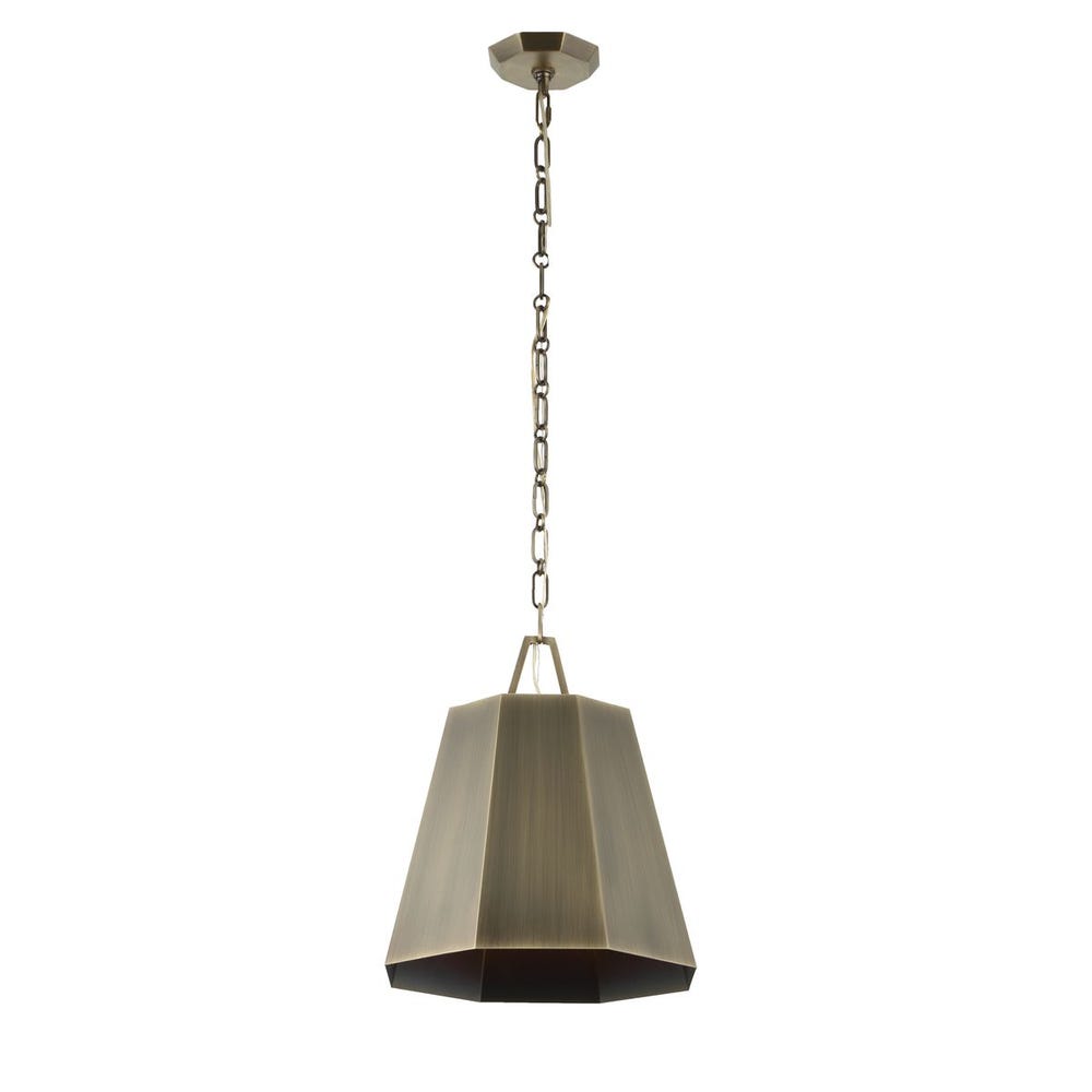 Uttermost Granada 1 Light Hexagon Pendant