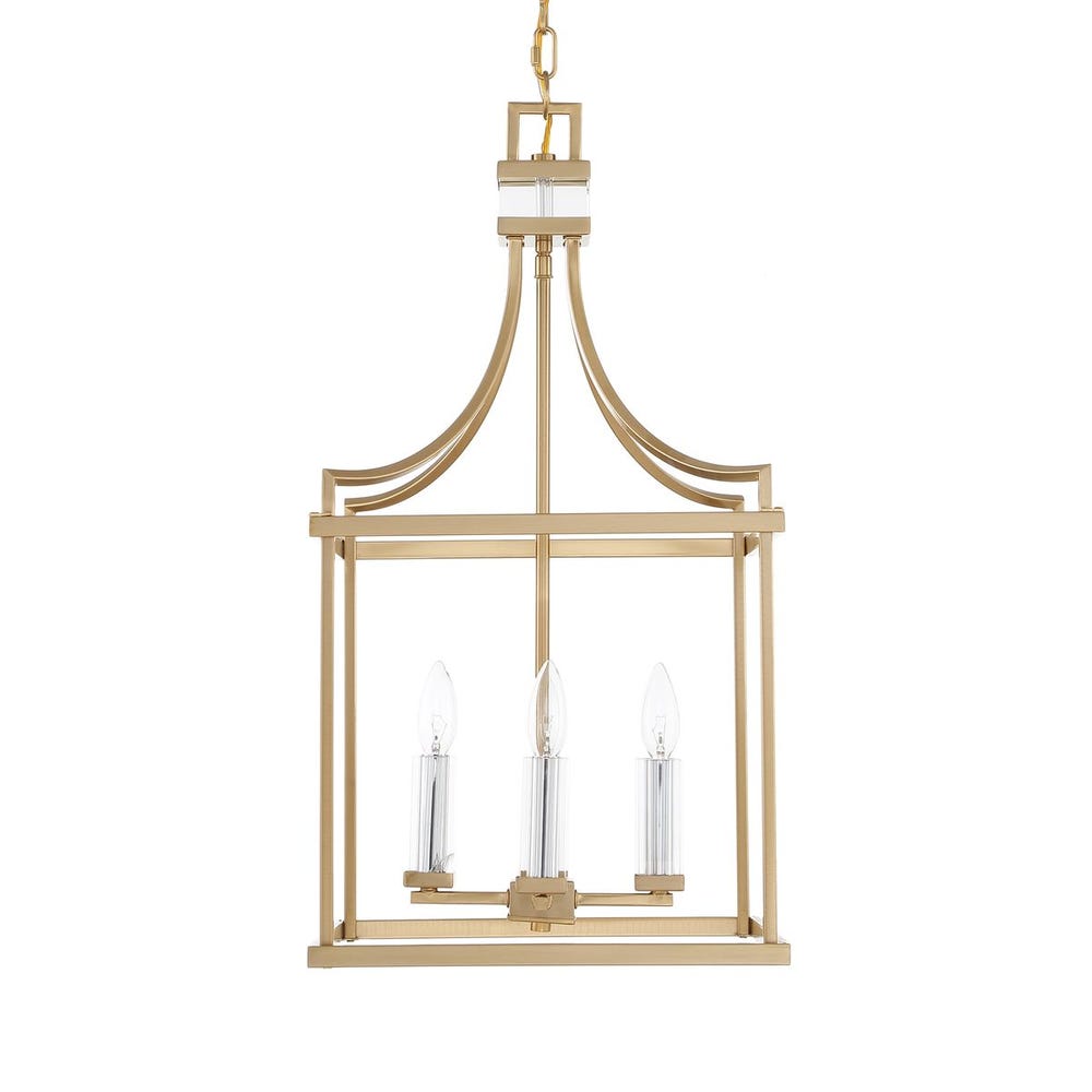 Uttermost Montreal 4 Light Brass Lantern Pendant