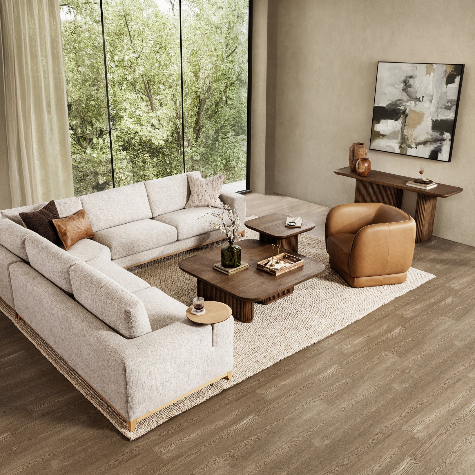 Donovan Sectional - Bisque