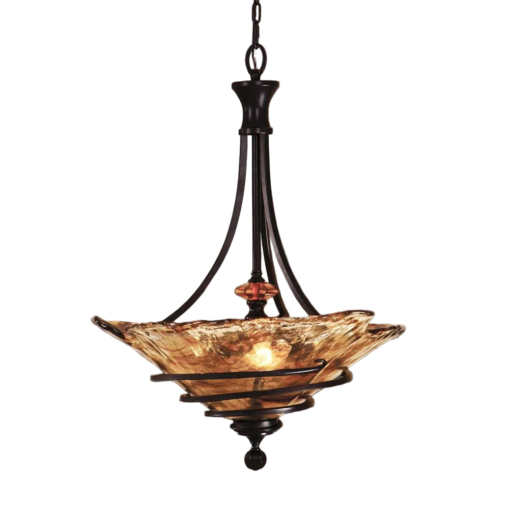 Uttermost Vitalia 3 Light Oil Rubbed Bronze Pendant
