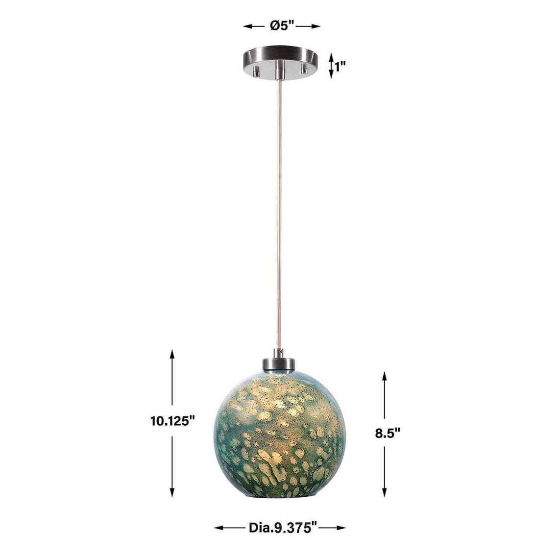 Uttermost Gemblue 1 Light Mini Pendant