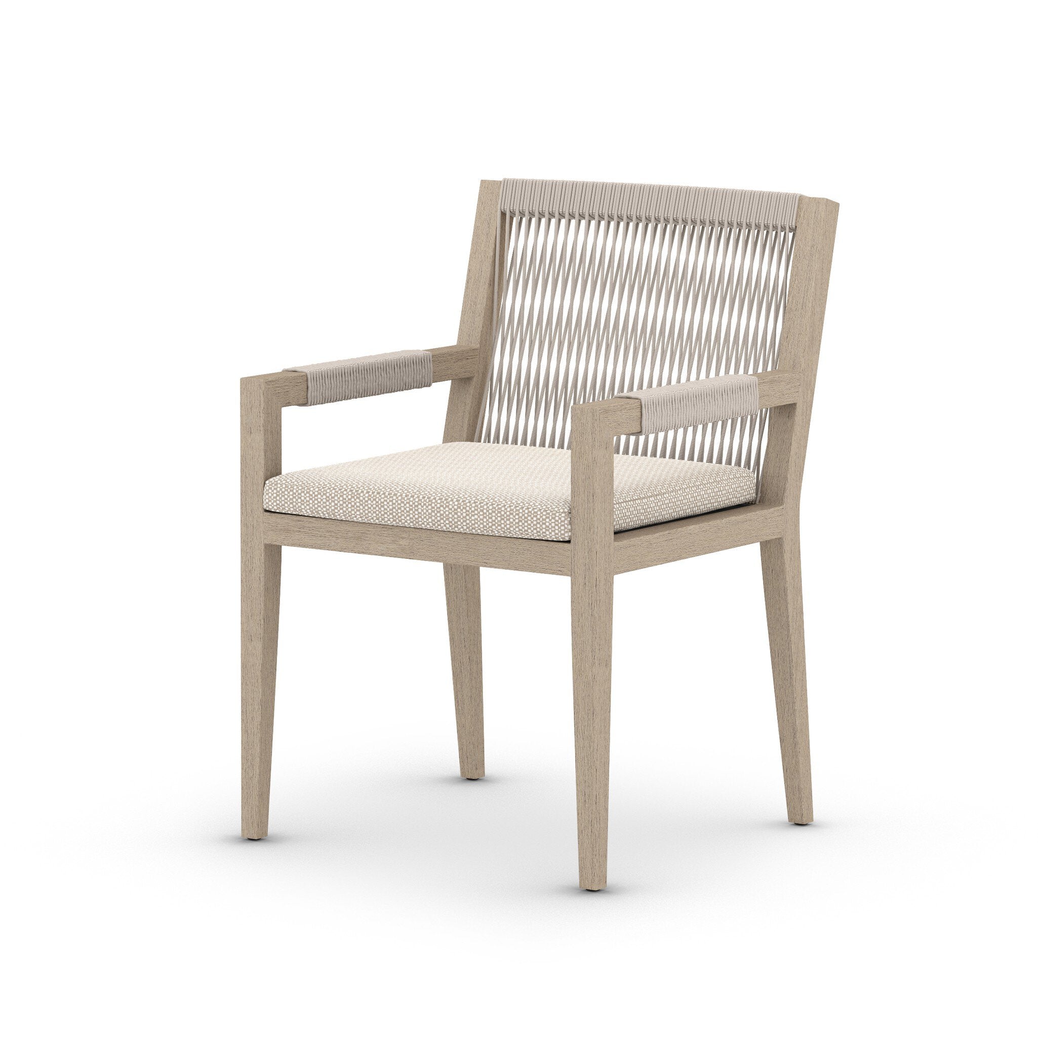 Sherwood Outdoor Dining Armchair - Washed Brown
