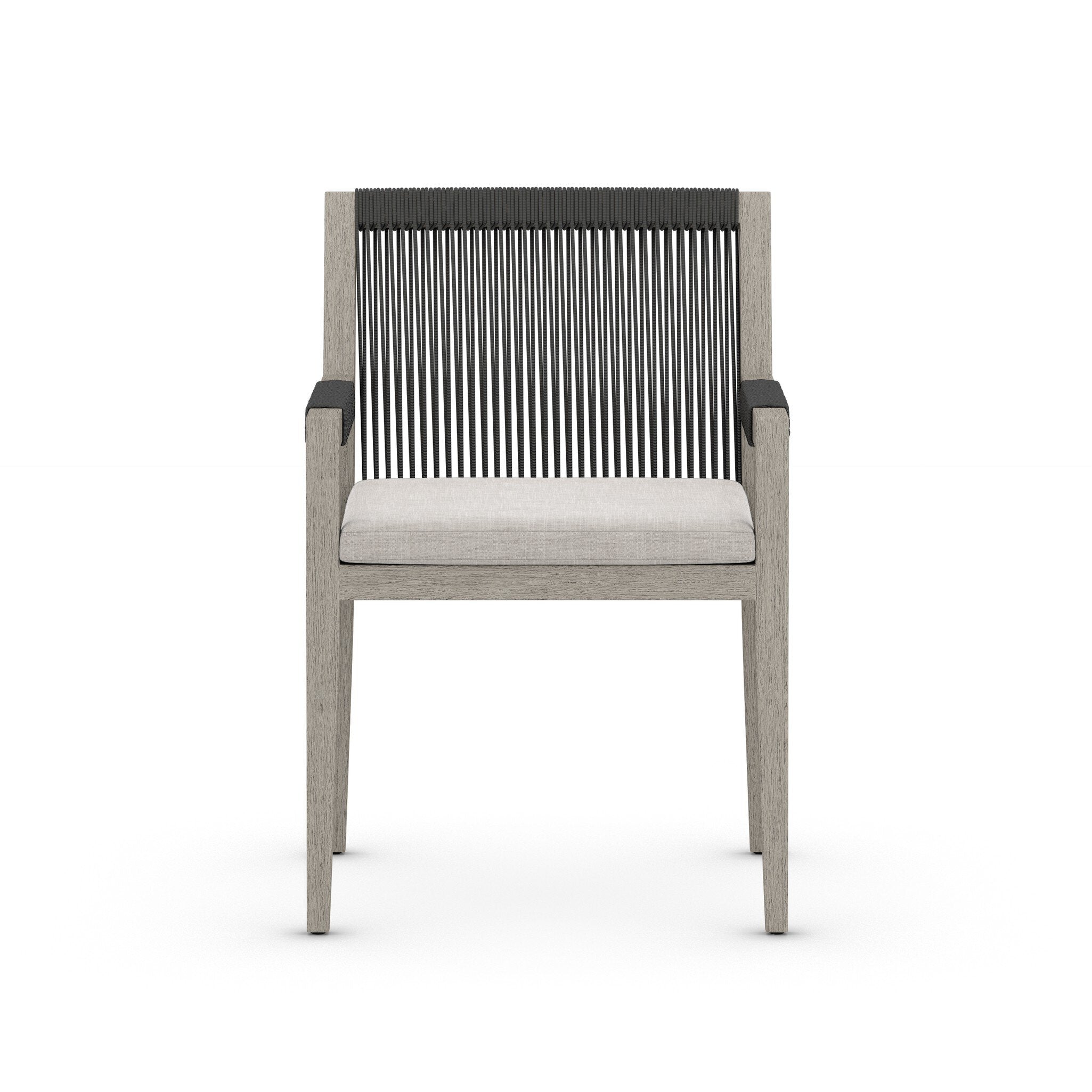 Sherwood Outdoor Dining Armchair - Weathered Grey