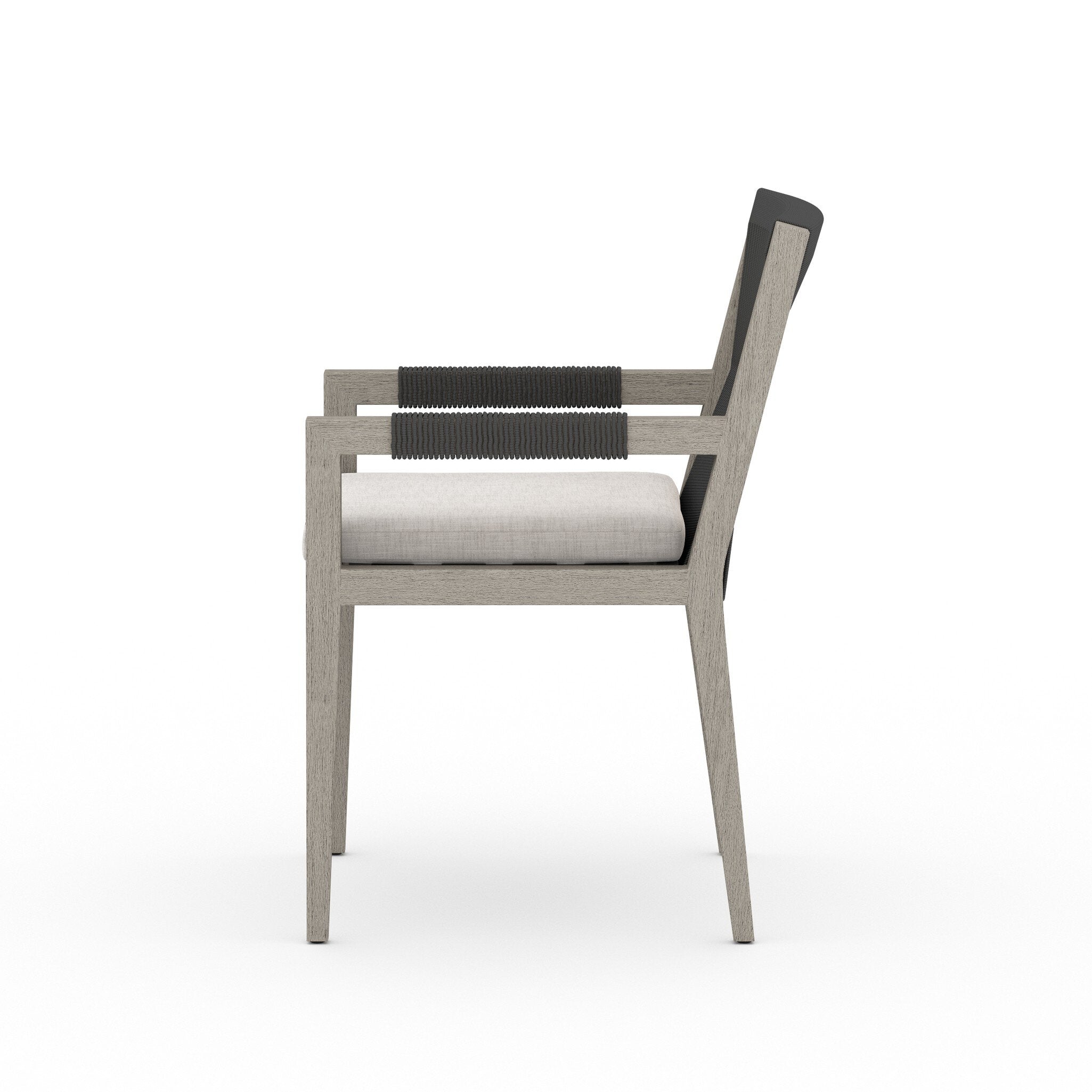Sherwood Outdoor Dining Armchair - Weathered Grey