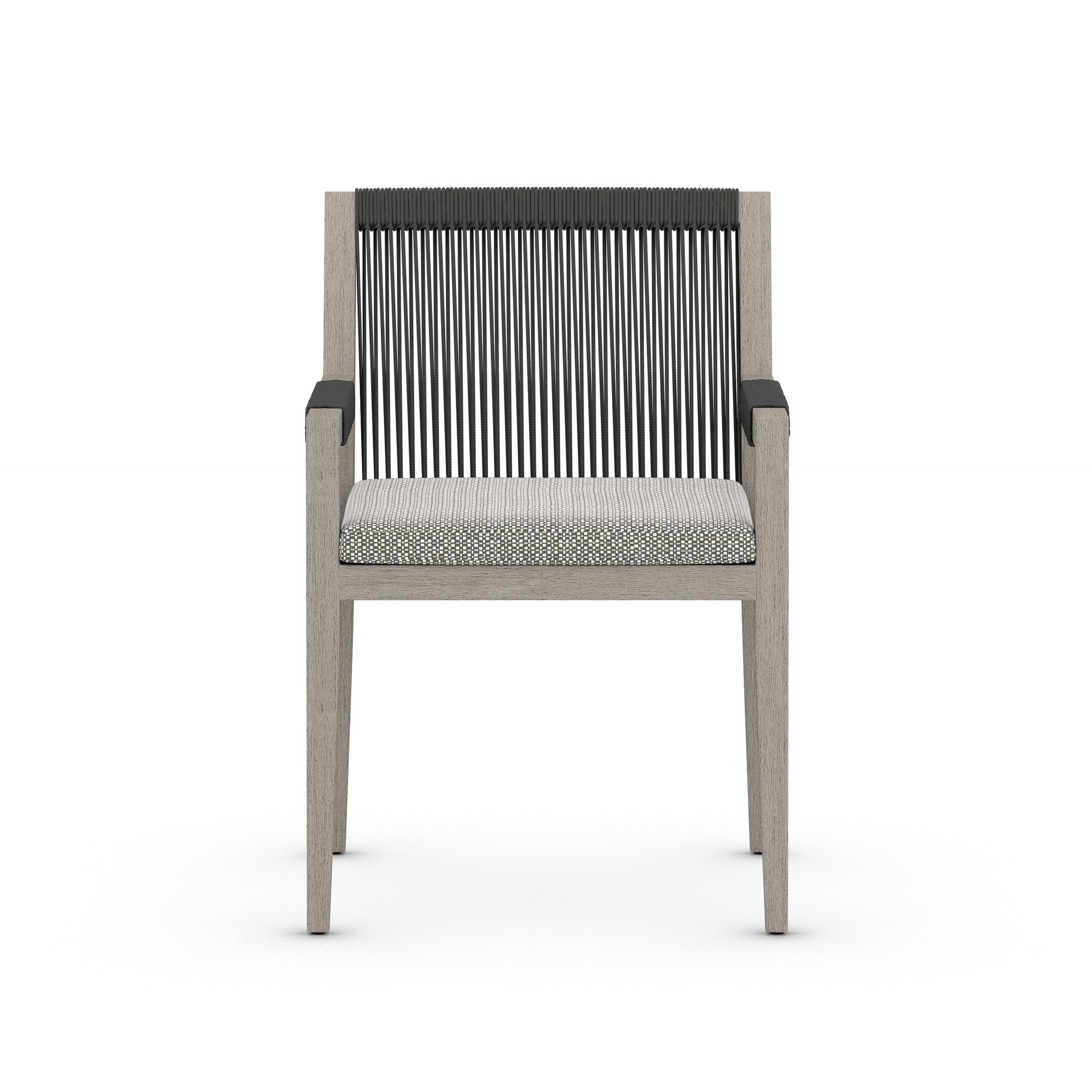 Sherwood Outdoor Dining Armchair - Weathered Grey