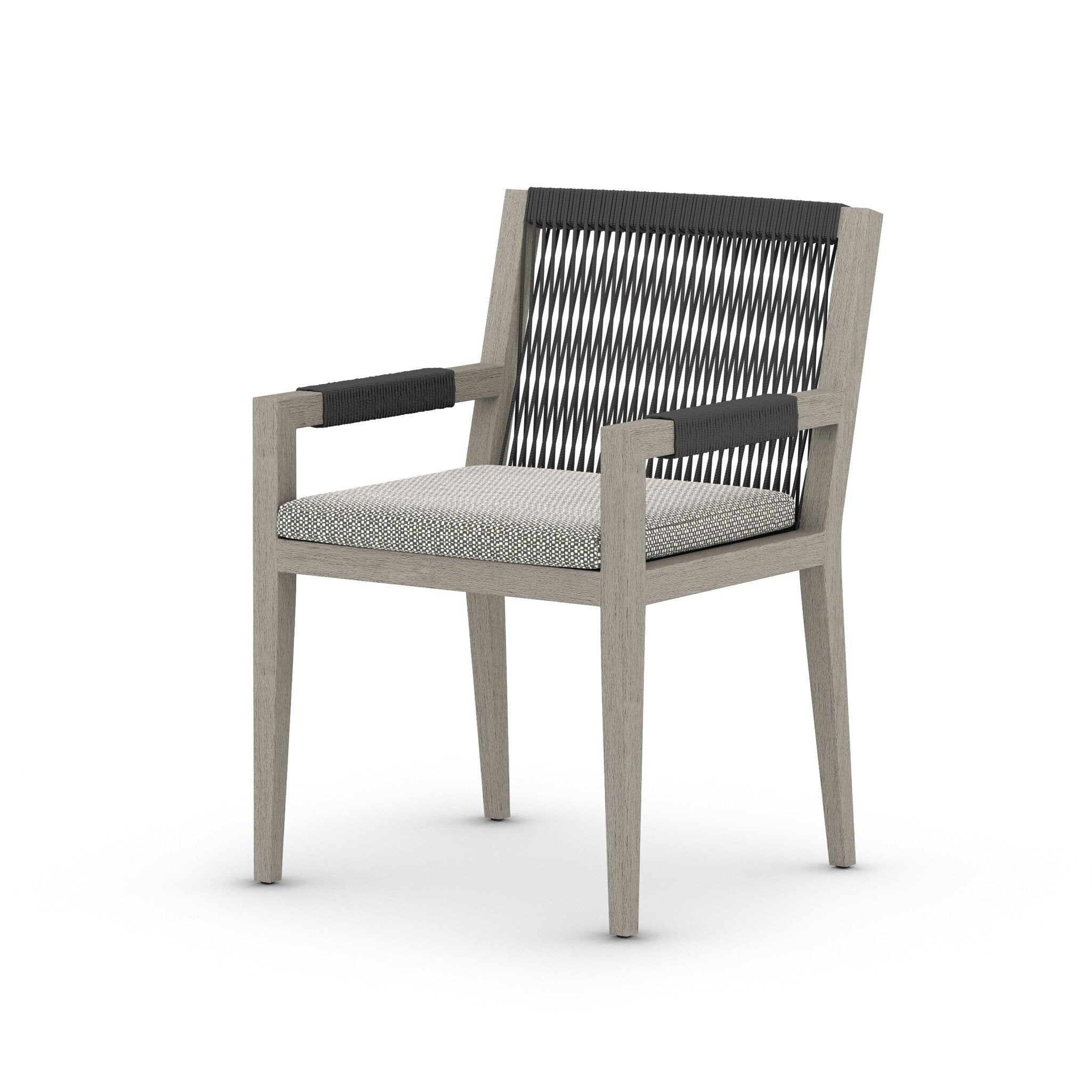 Sherwood Outdoor Dining Armchair - Weathered Grey