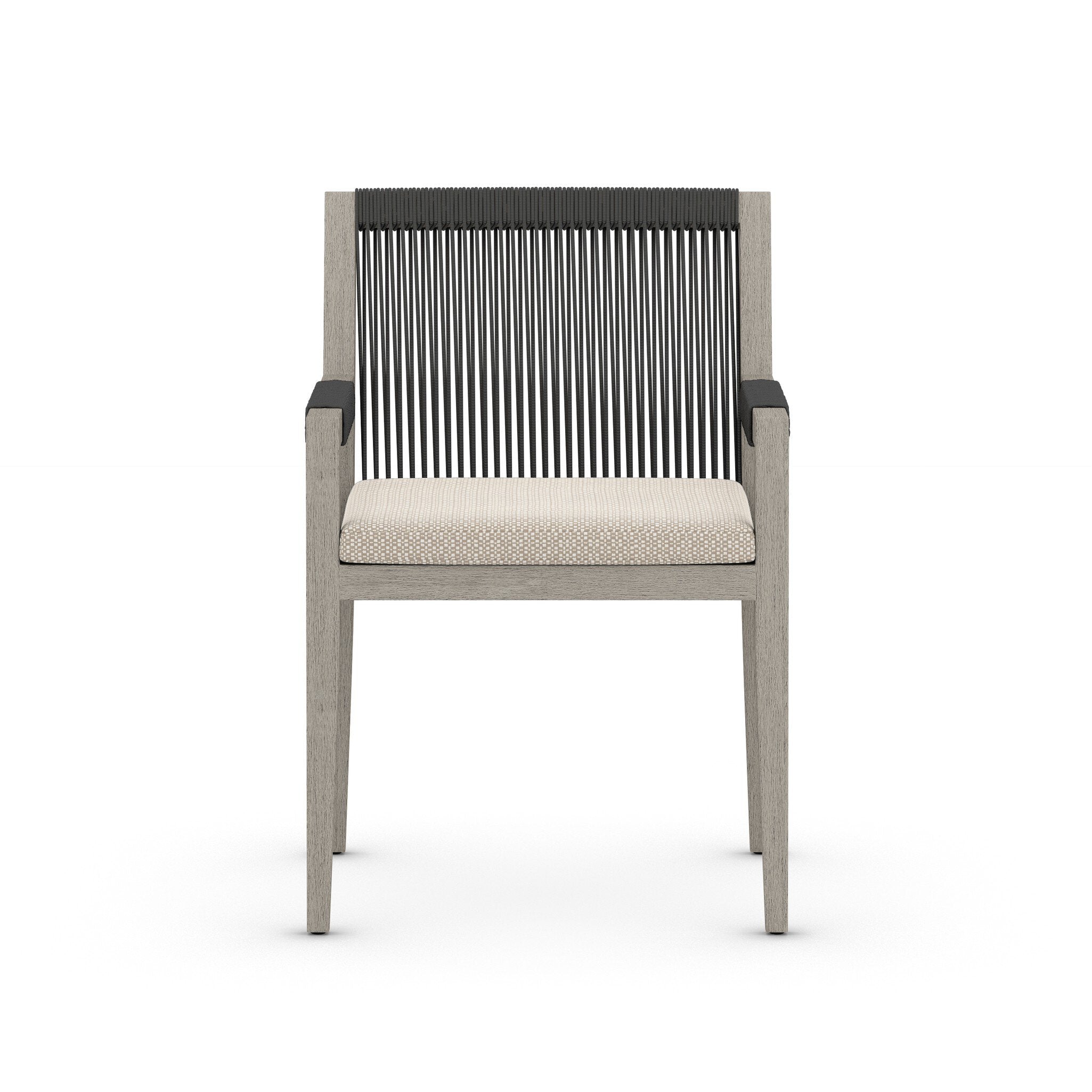 Sherwood Outdoor Dining Armchair - Weathered Grey