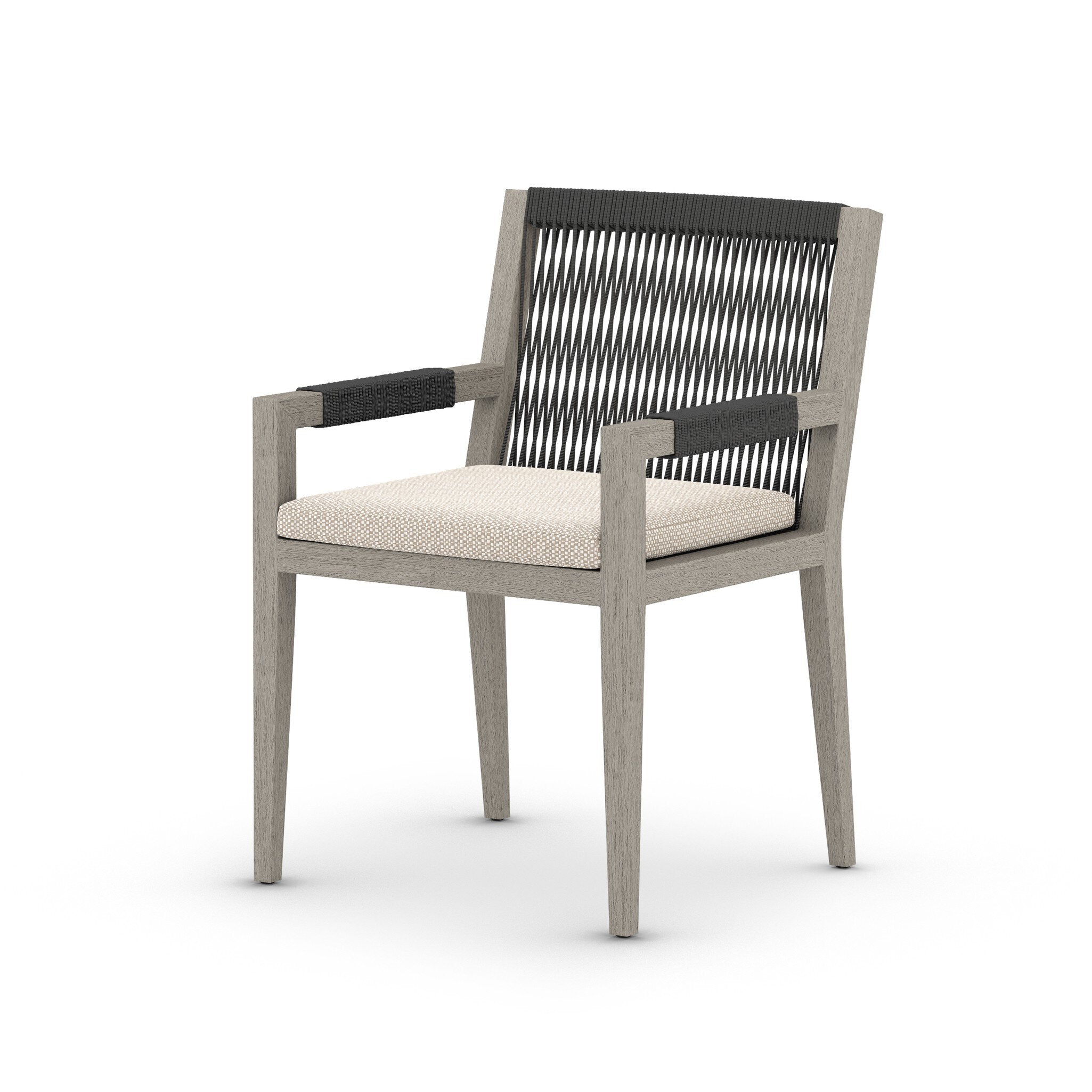 Sherwood Outdoor Dining Armchair - Weathered Grey