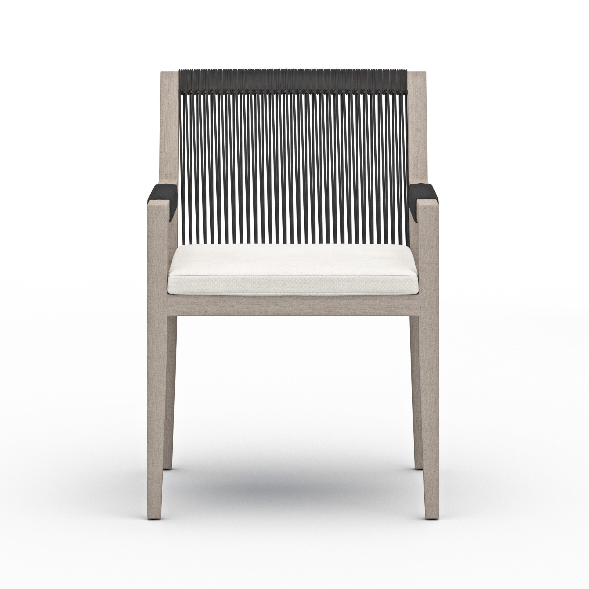 Sherwood Outdoor Dining Armchair - Weathered Grey