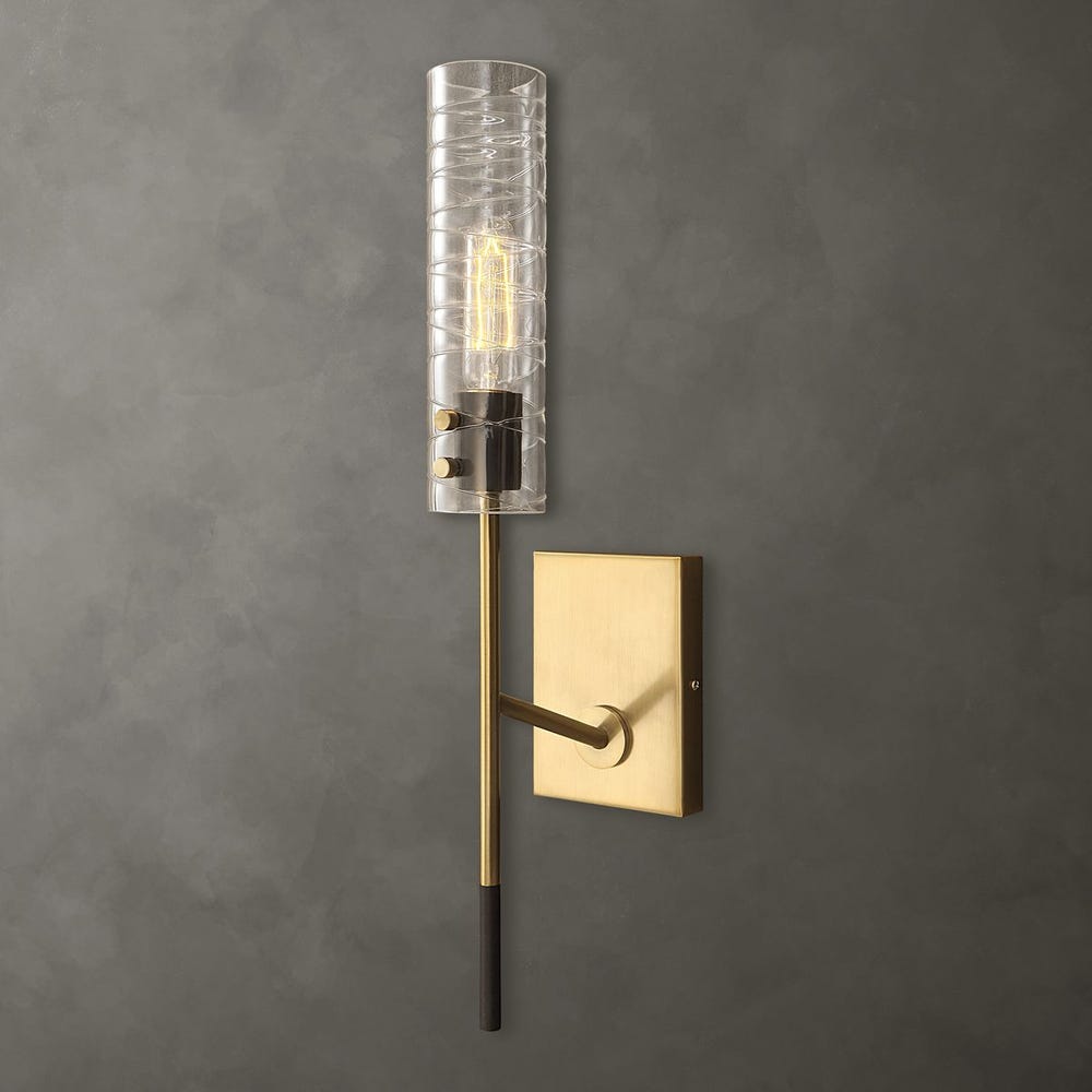 Uttermost Telesto 1 Light Brass Sconce