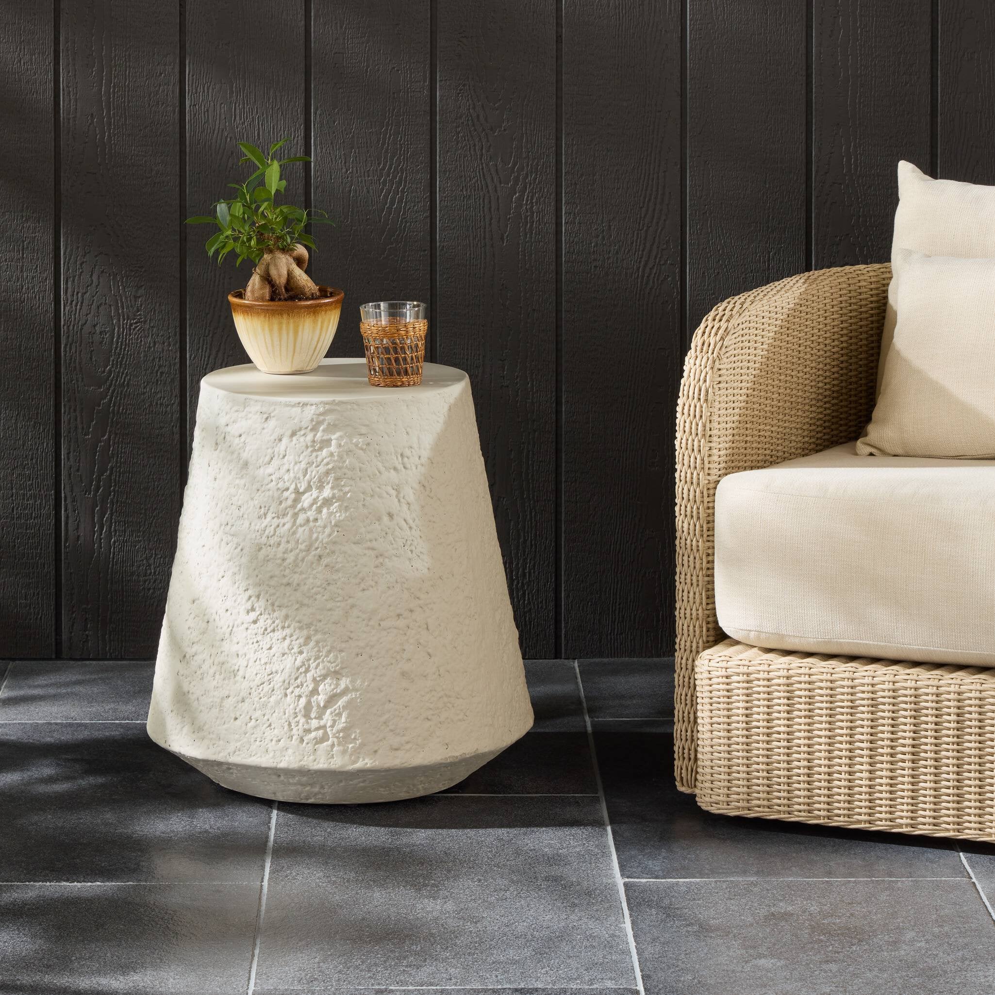 Otero Outdoor Tapered End Table