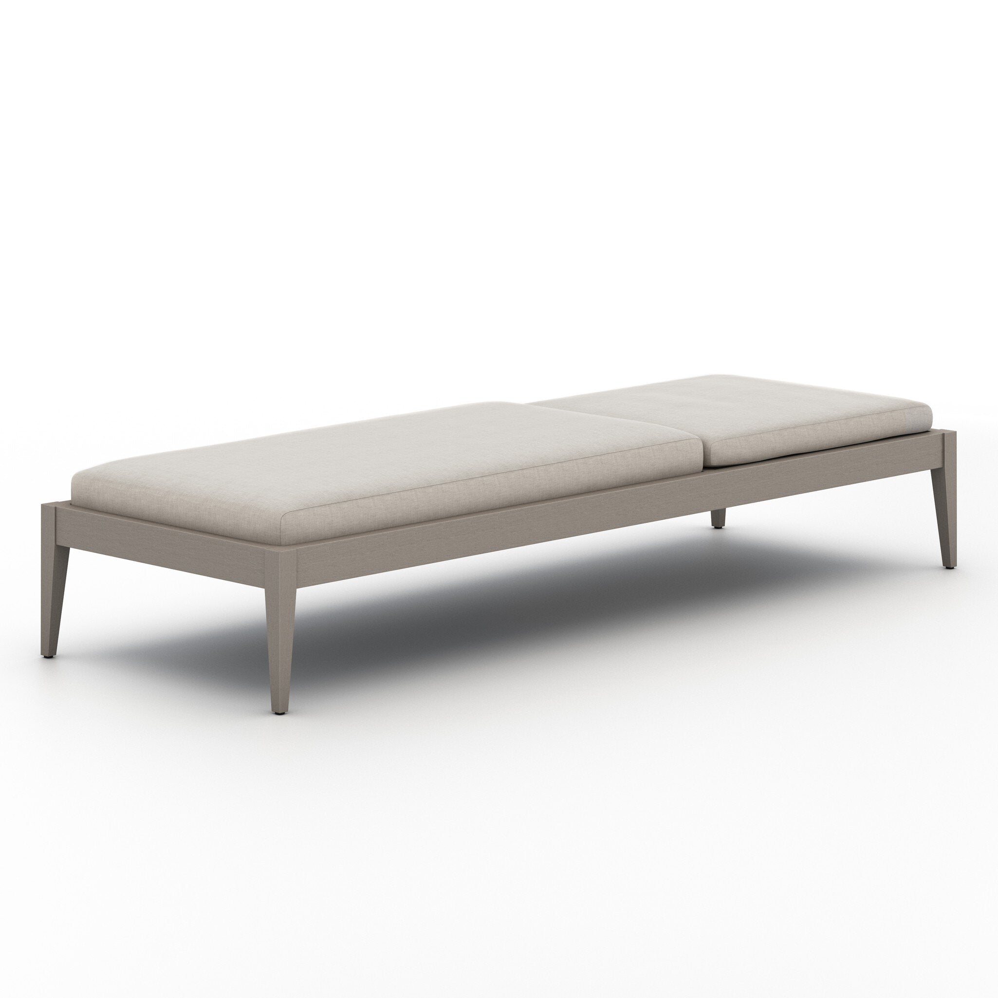 Sherwood Outdoor Chaise - Weathered Grey