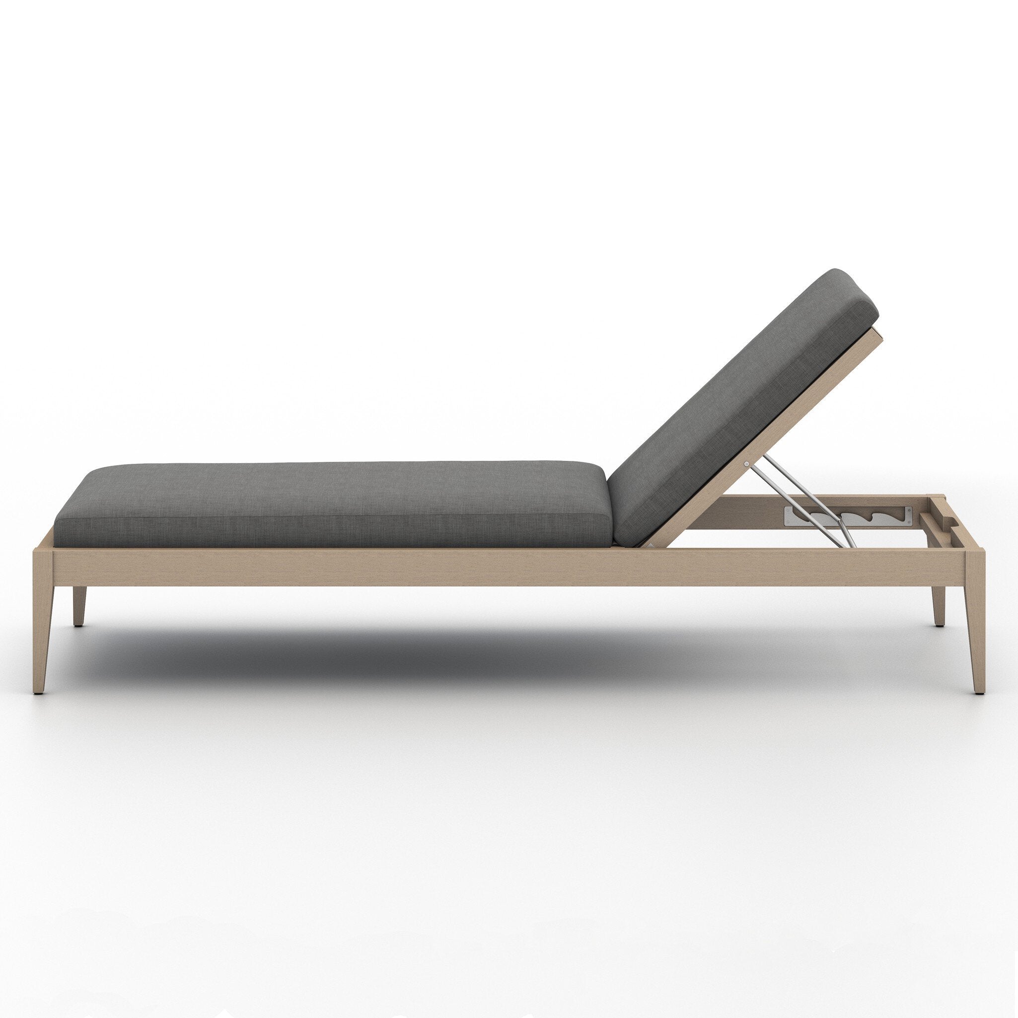 Sherwood Outdoor Chaise - Washed Brown