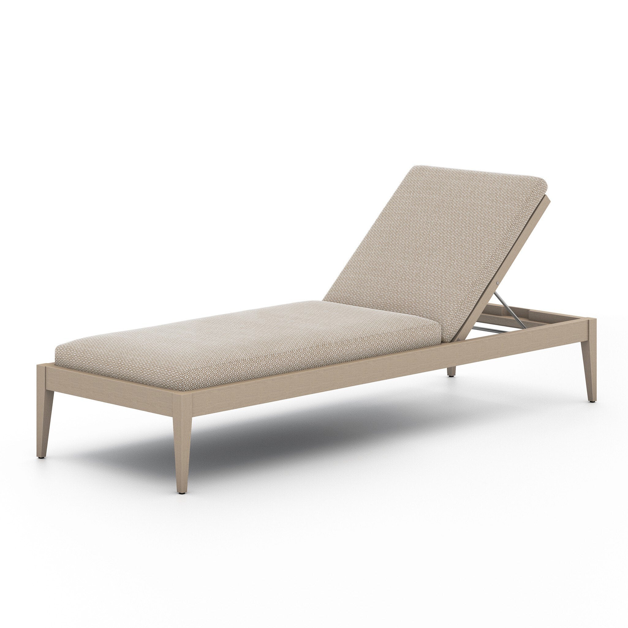 Sherwood Outdoor Chaise - Washed Brown