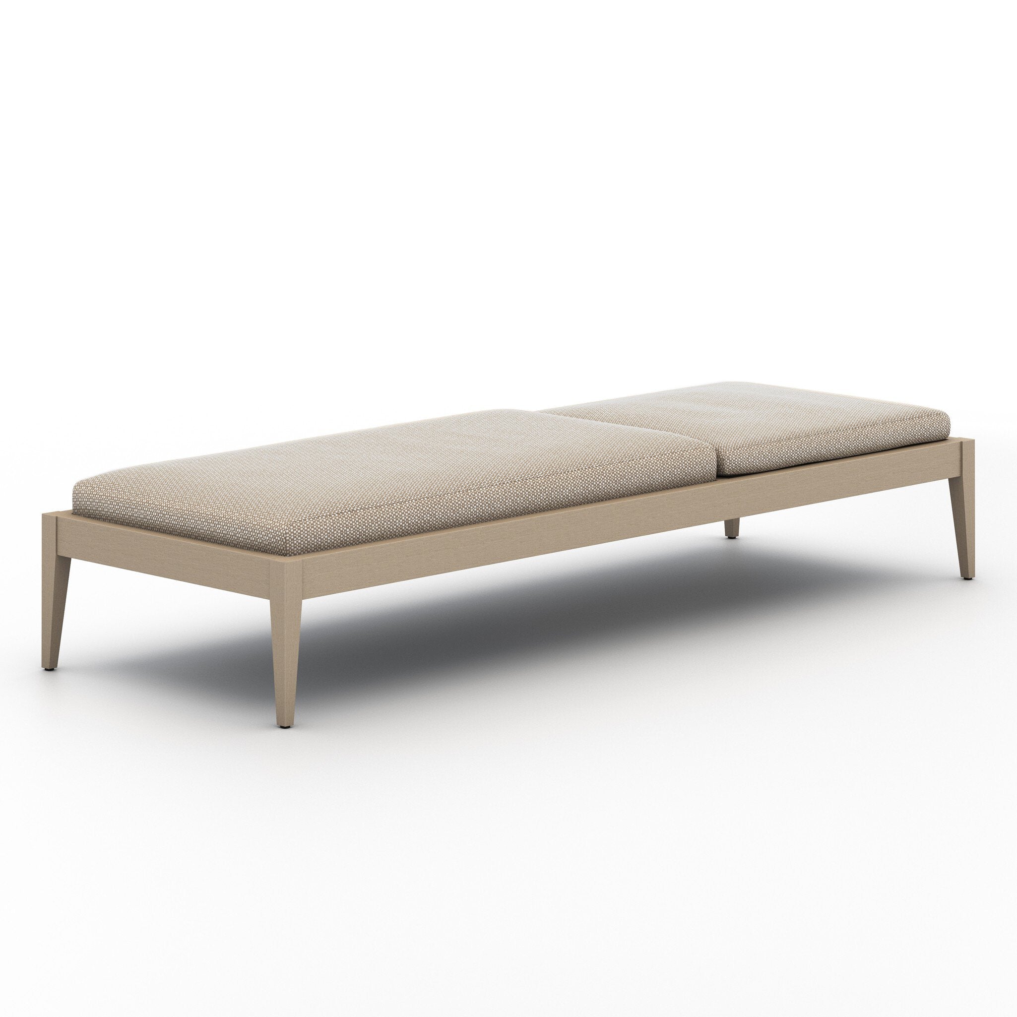 Sherwood Outdoor Chaise - Washed Brown