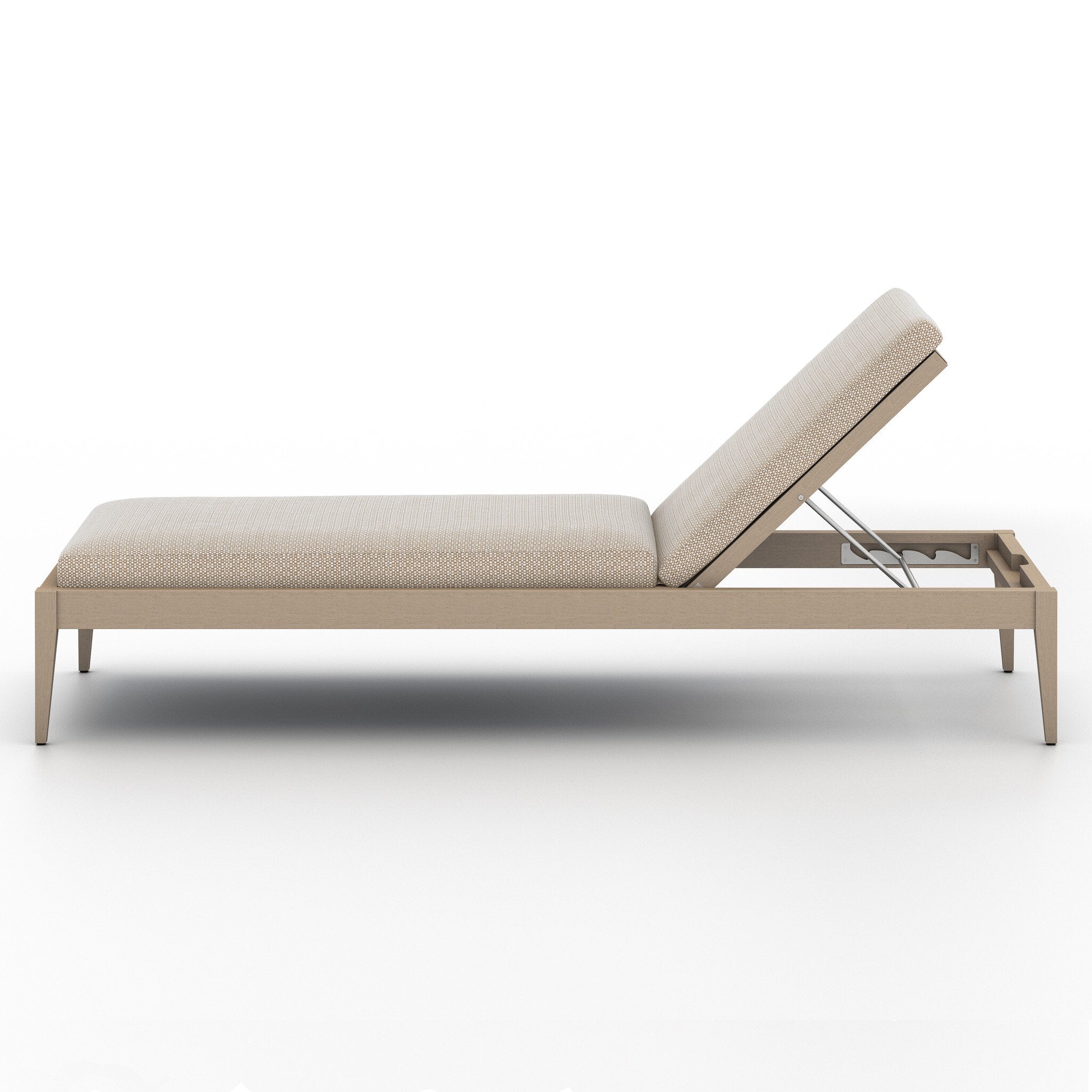 Sherwood Outdoor Chaise - Washed Brown