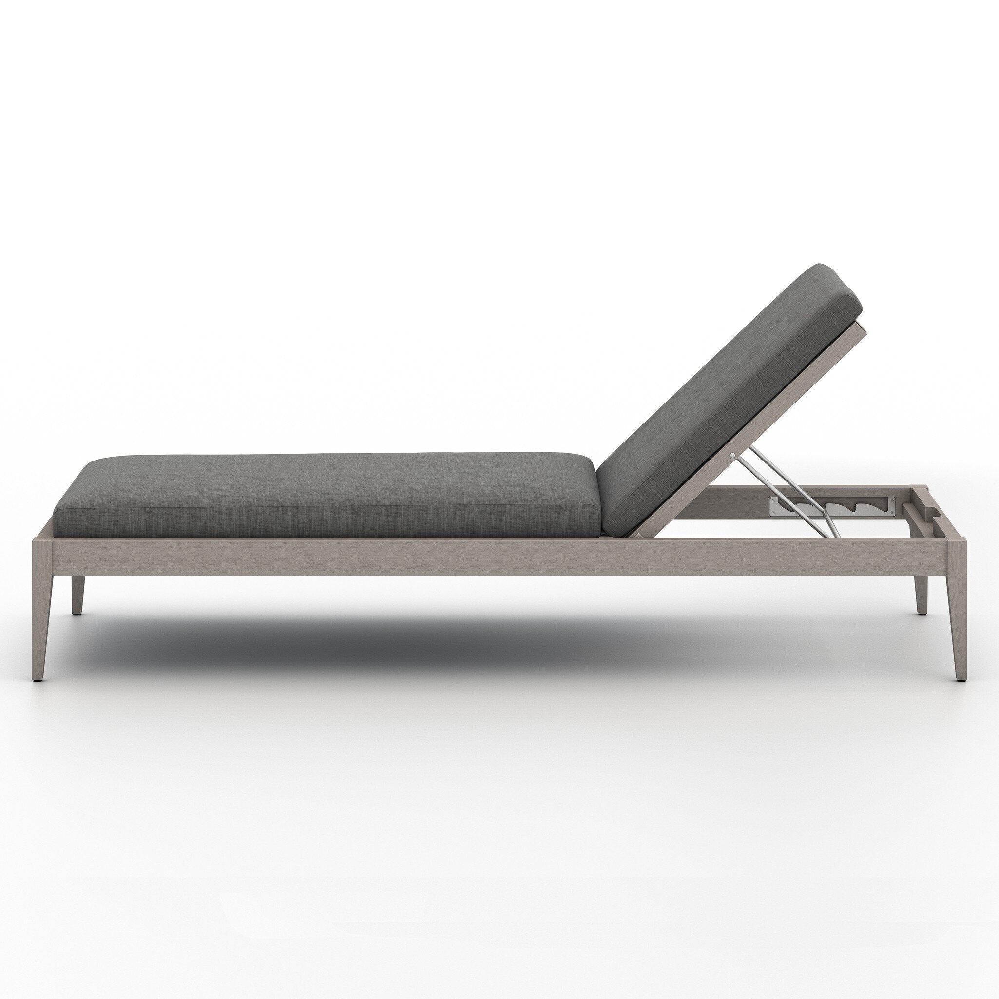 Sherwood Outdoor Chaise - Weathered Grey